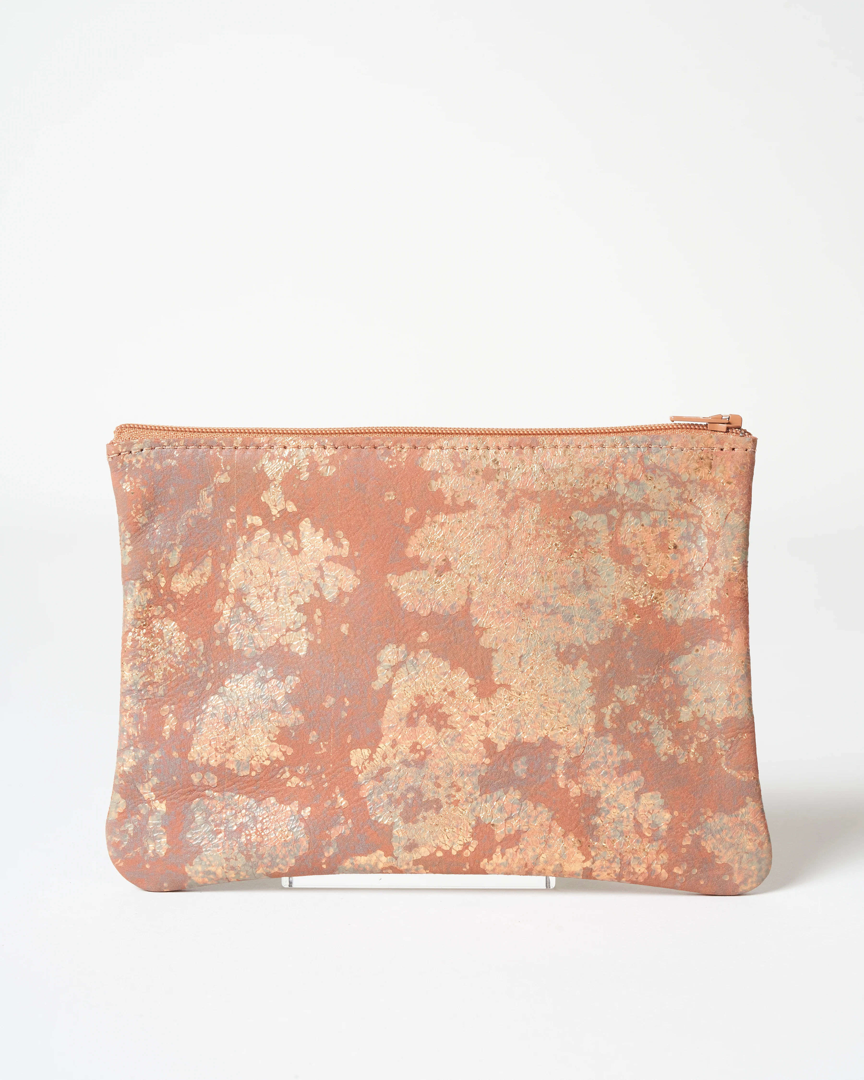 medium zip pouch - oxidize copper - Image 2