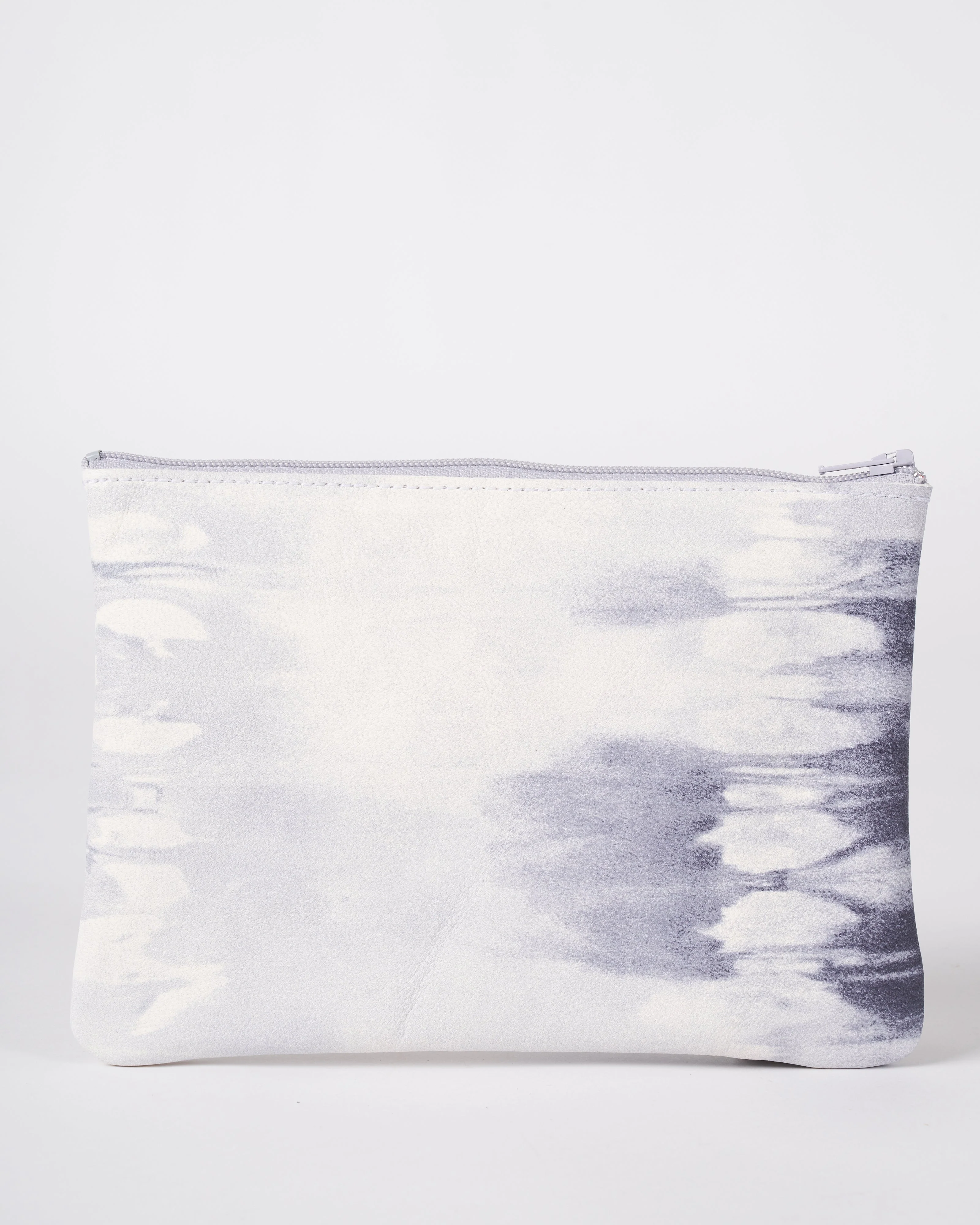 medium zip pouch - tie dye grey - Image 2
