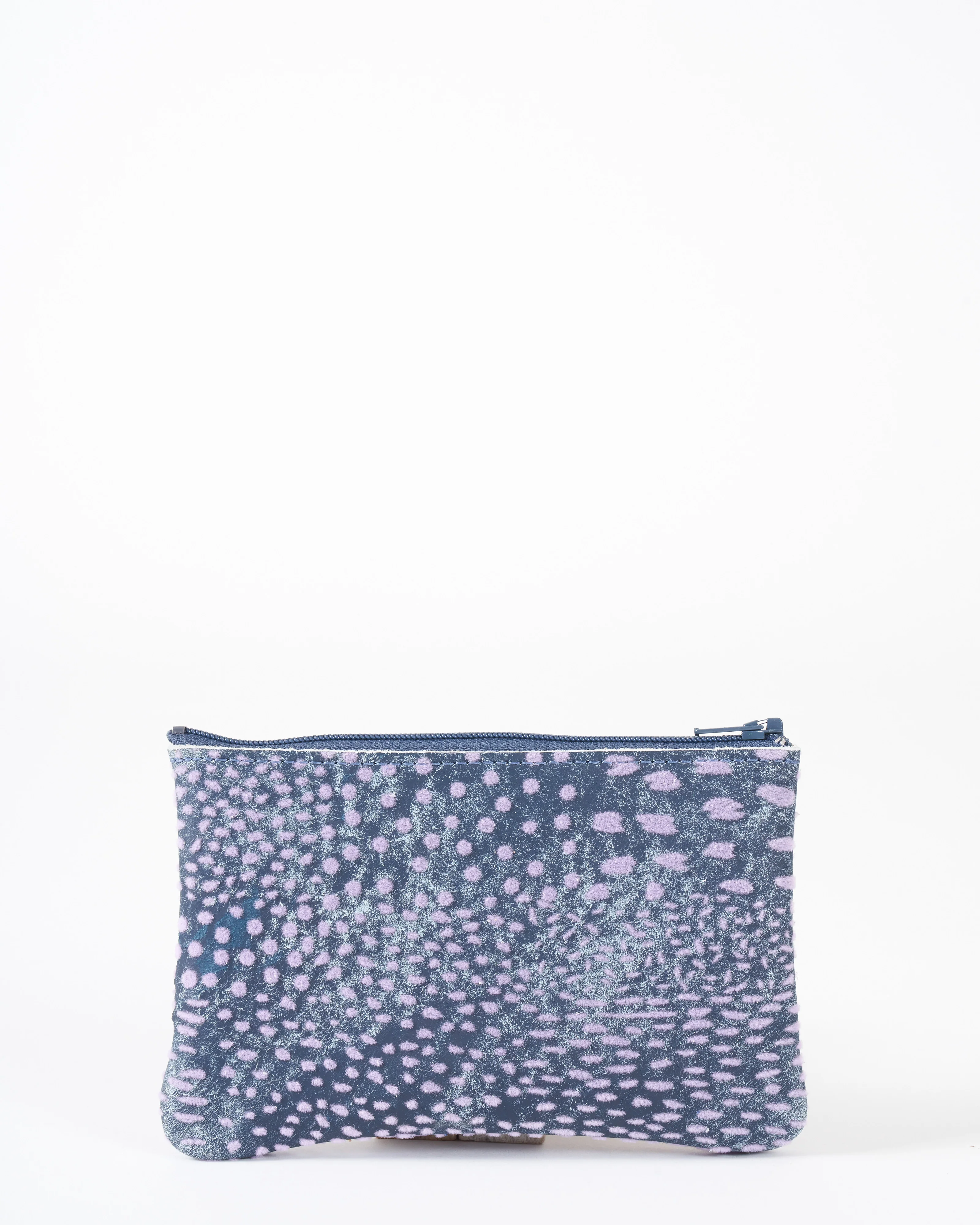 small zip pouch - flock denim - Image 2