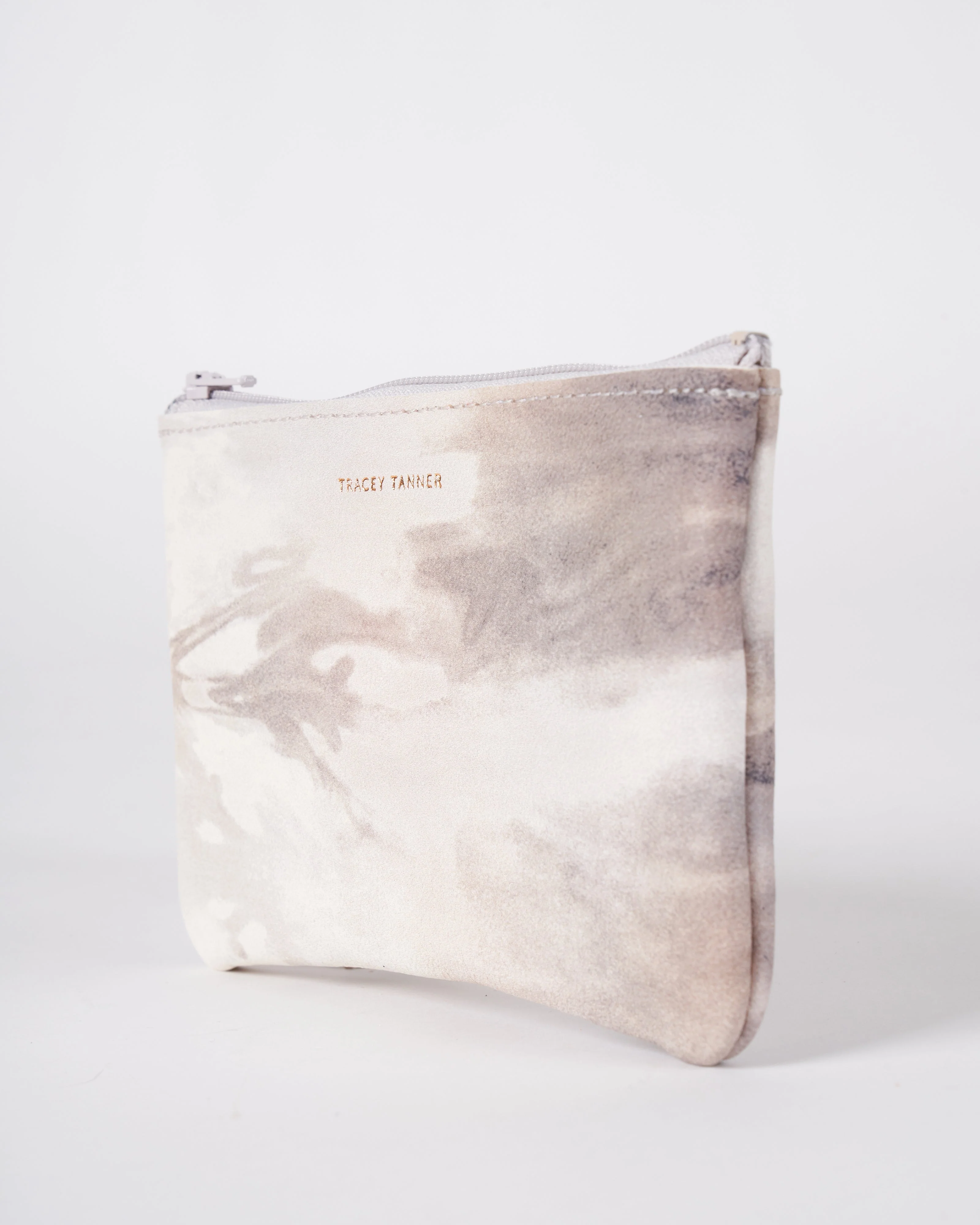 small zip pouch - tie dye peach - Image 3