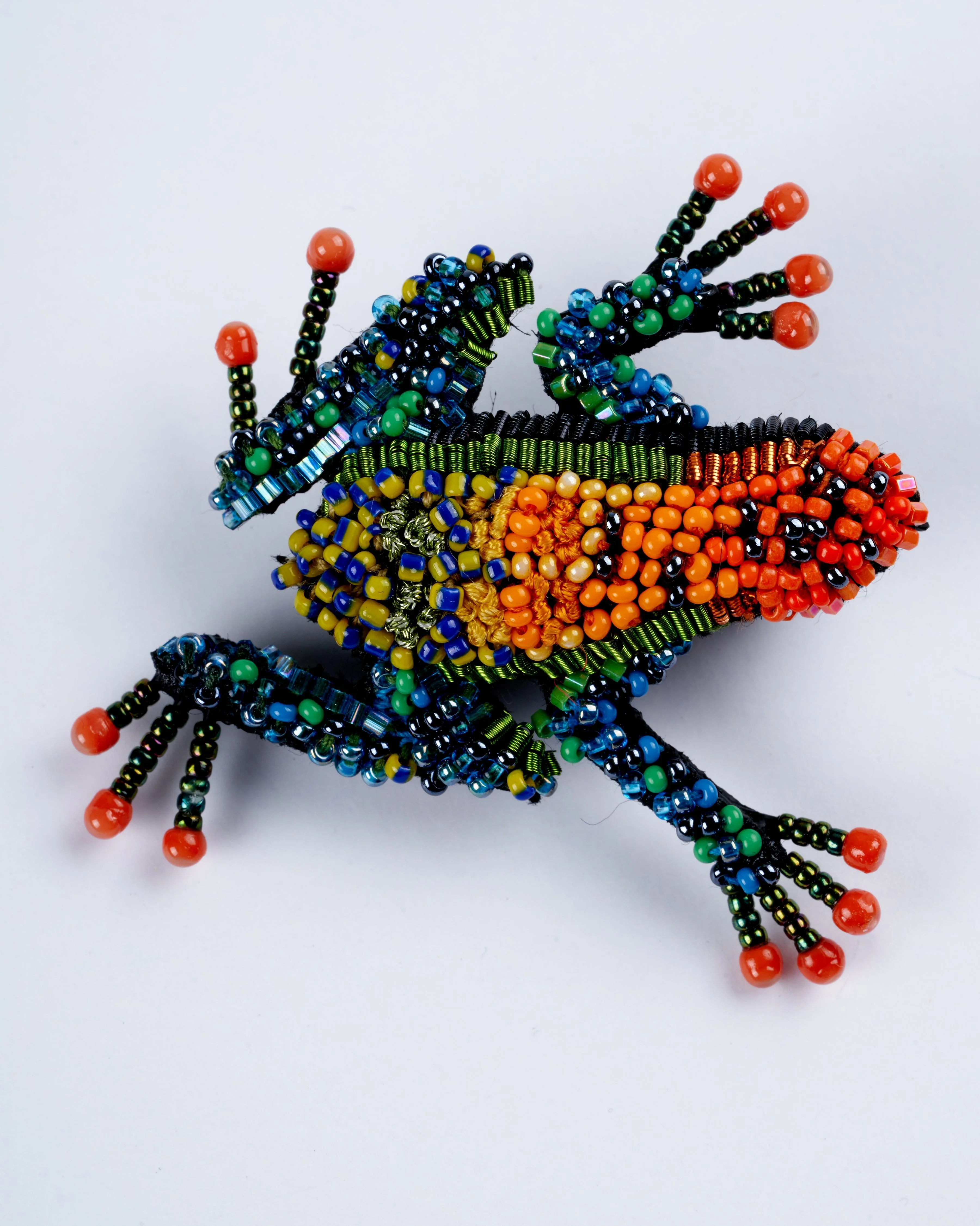 amazonian poison dart frog brooch