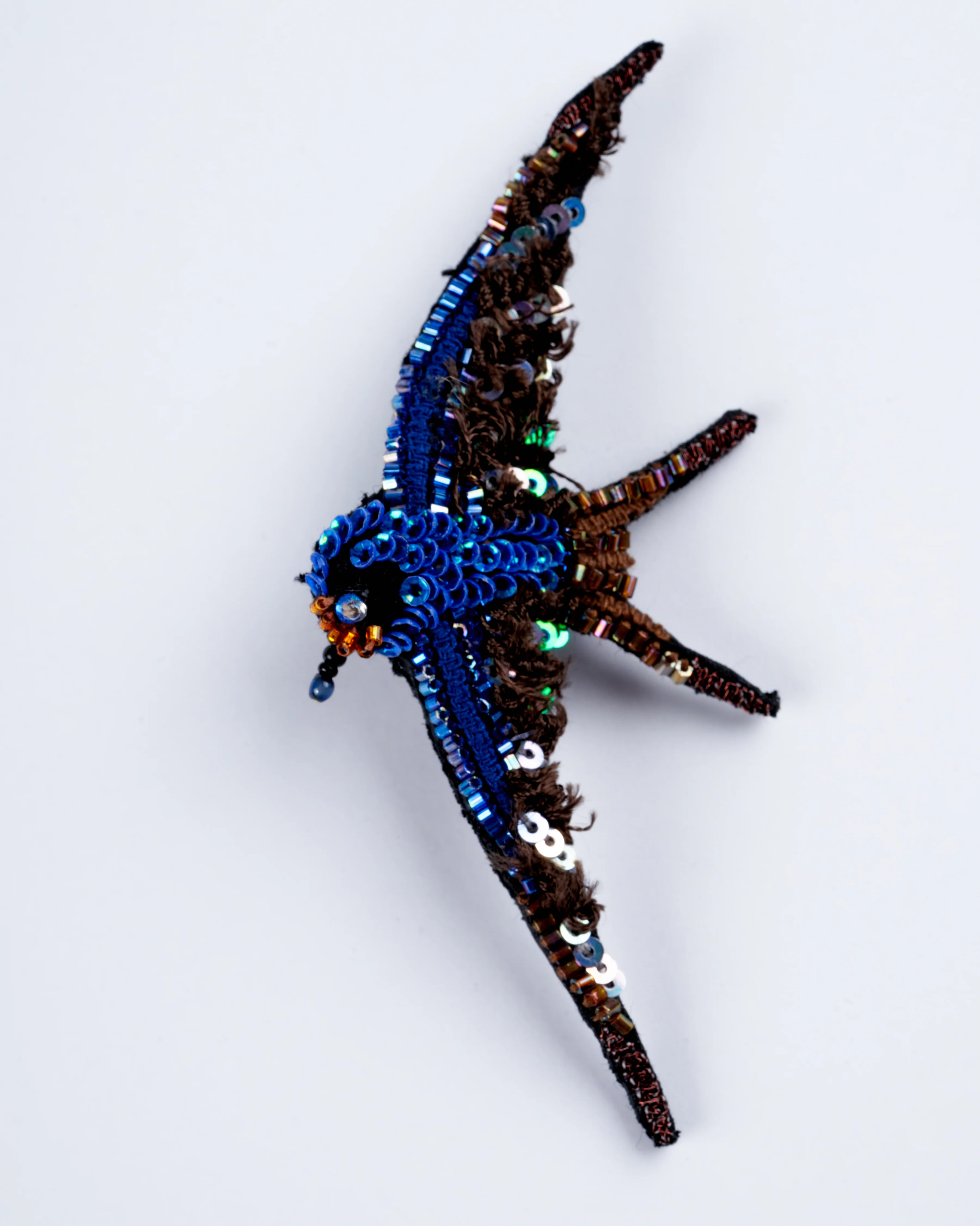 barn swallow brooch