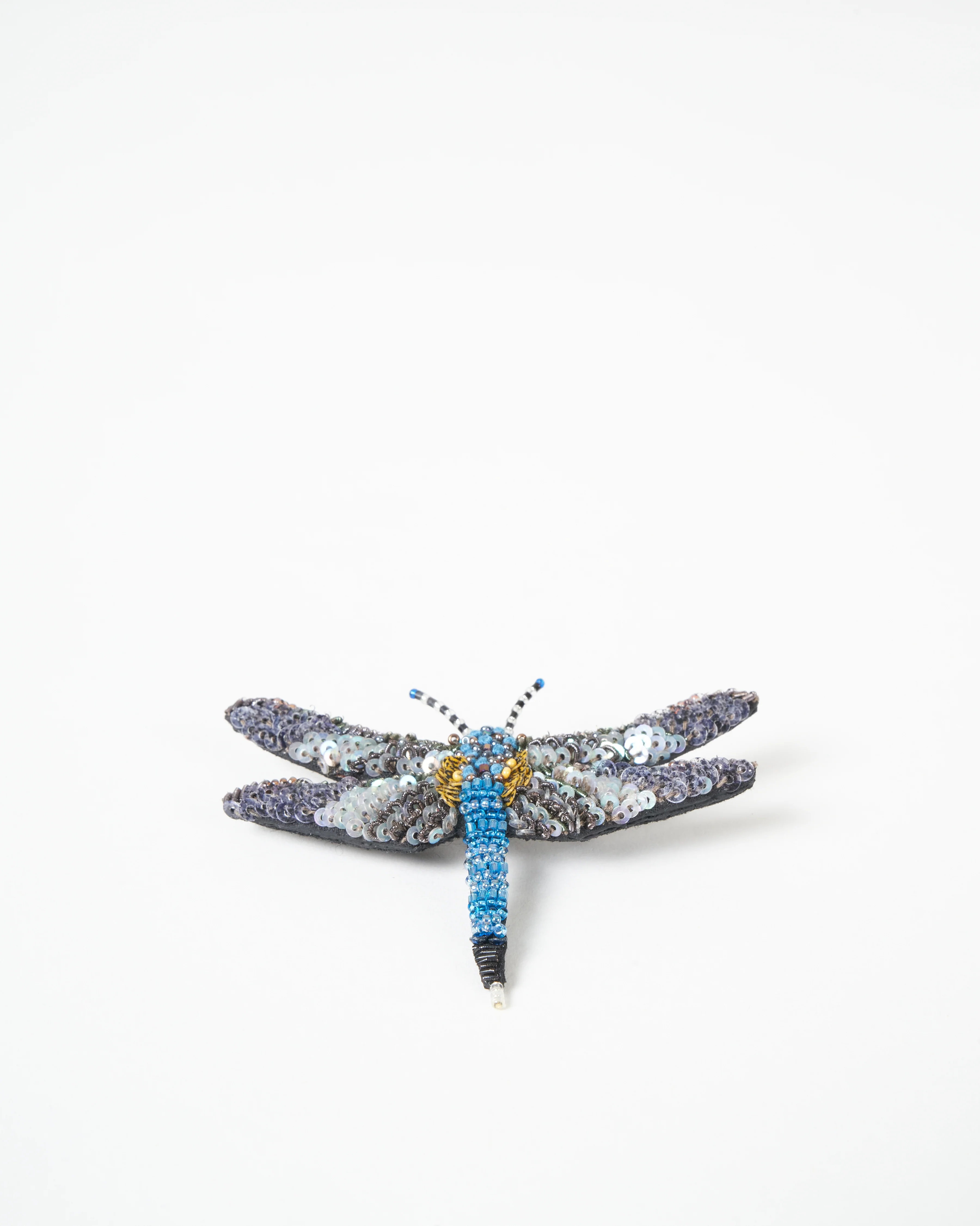 blue dasher dragonfly brooch pin - blue dasher - Image 2