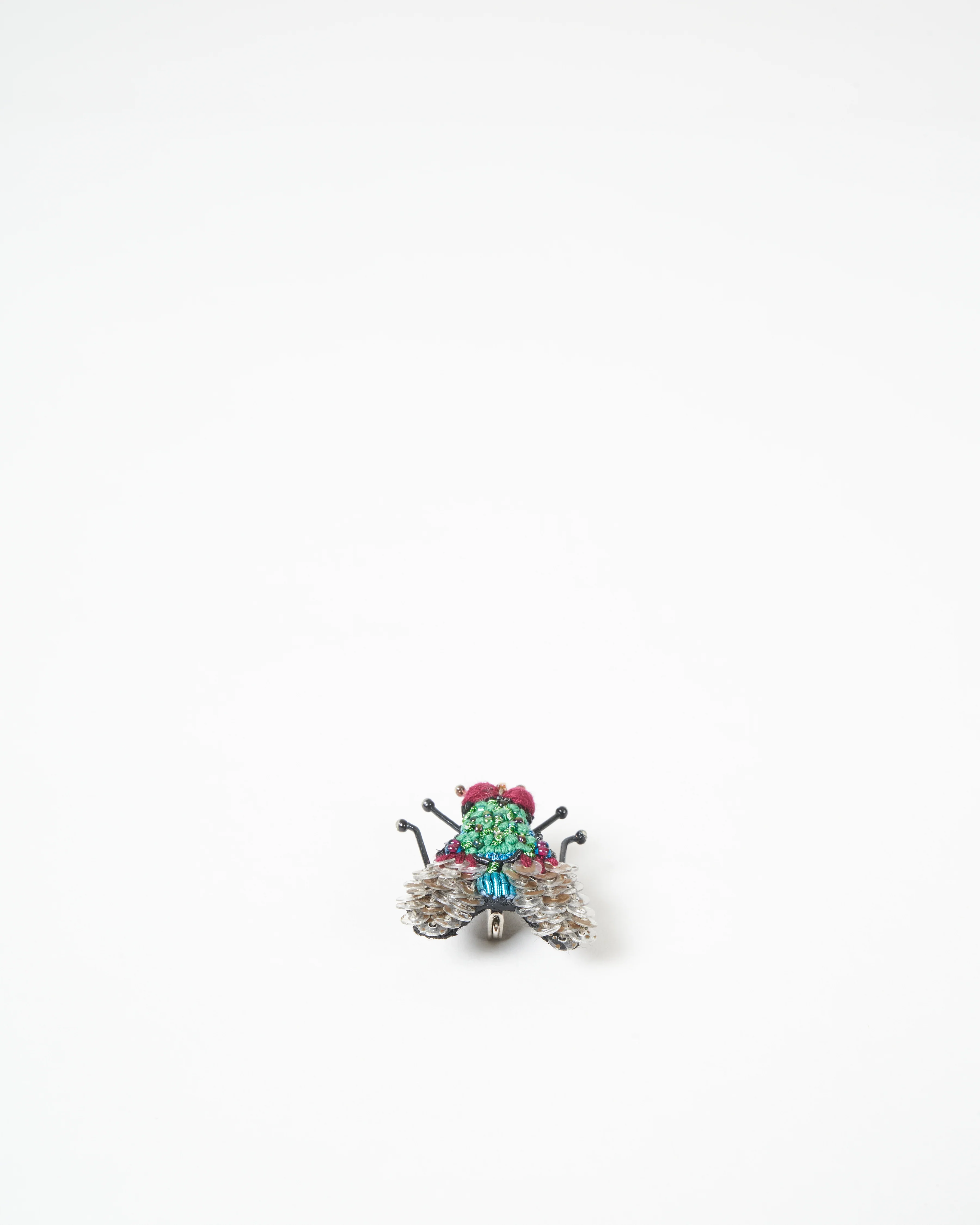 bow fly brooch pin - bow fly - Image 2