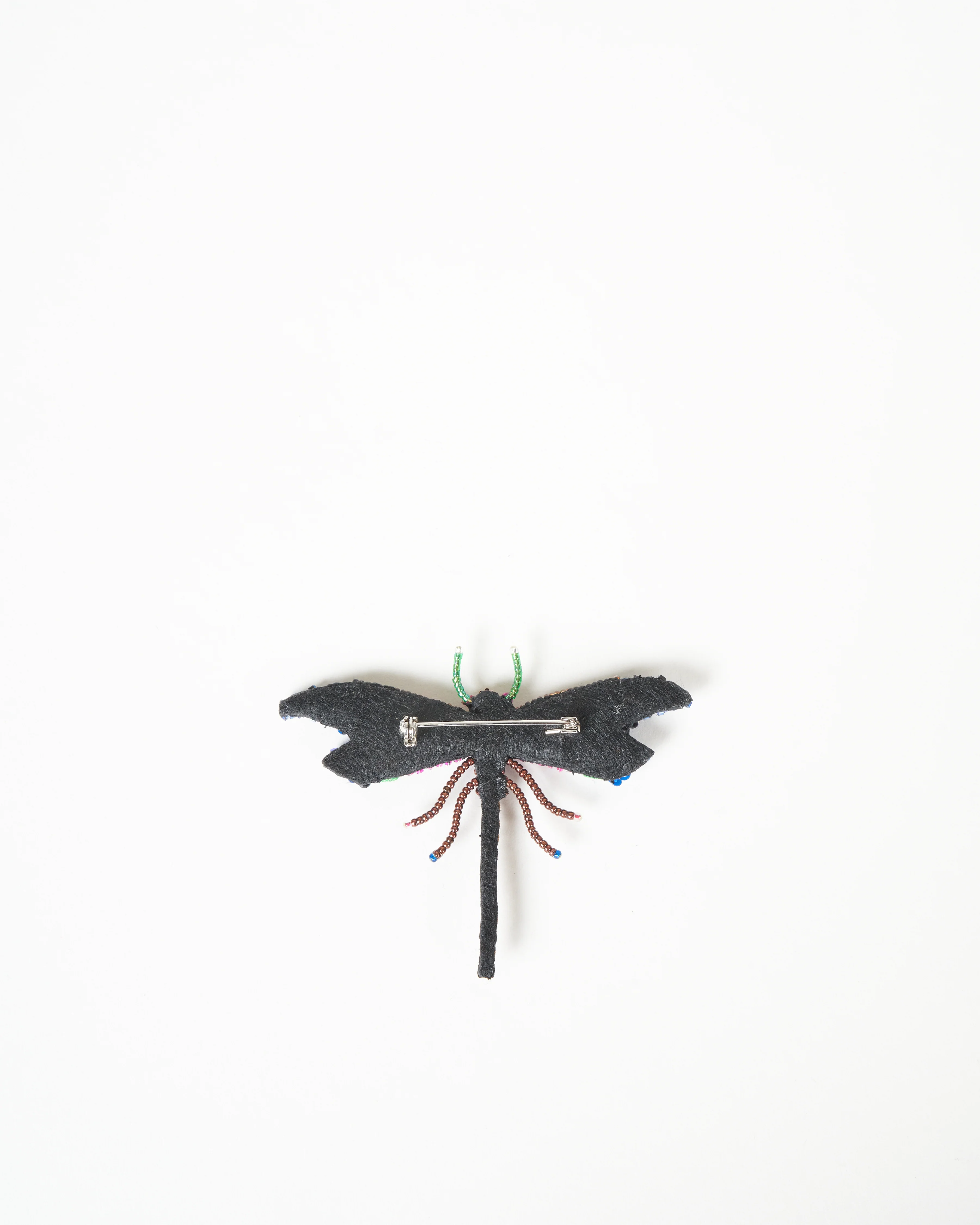 braid dragonfly brooch pin - blue dasher - Image 3