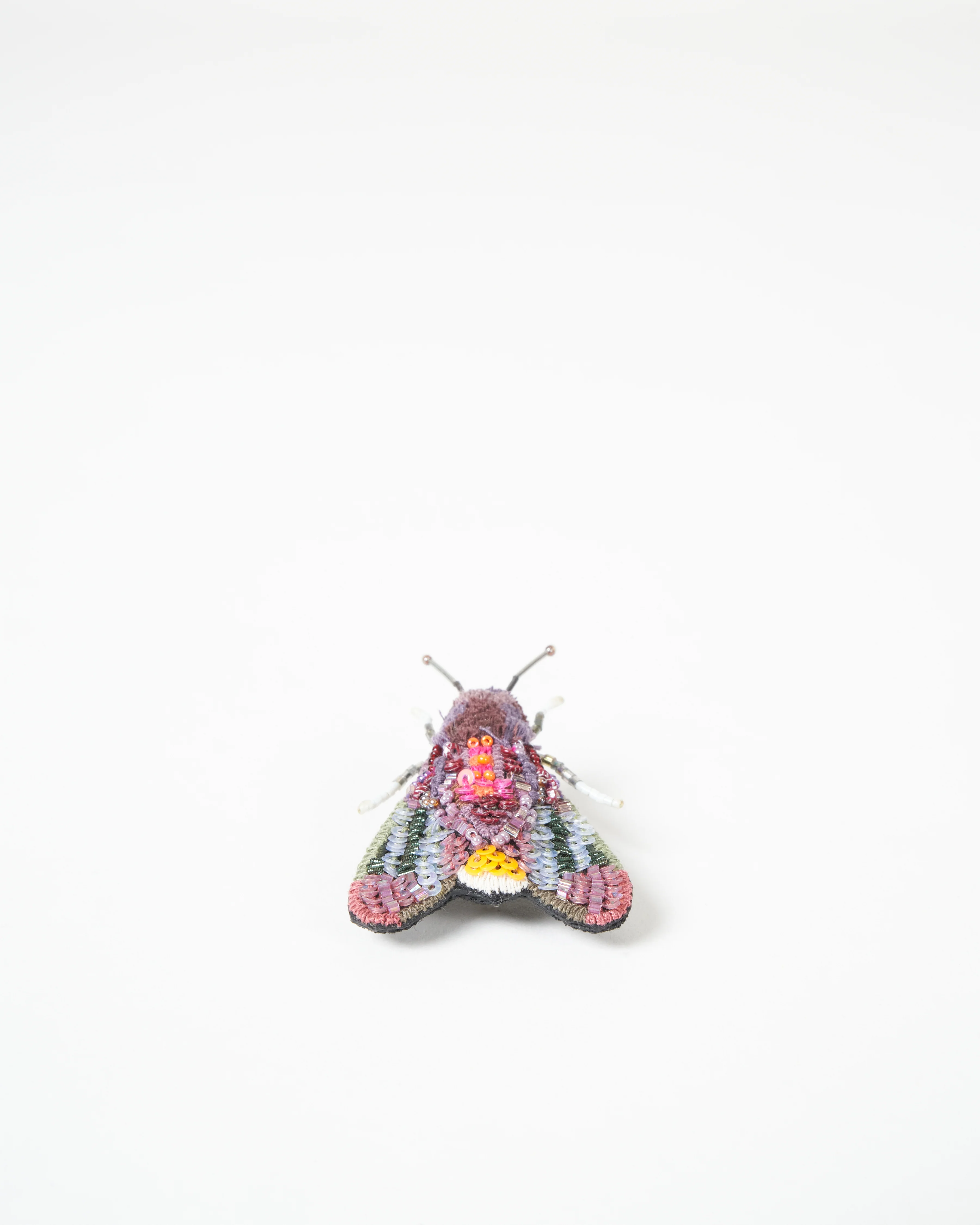 dusk moth brooch pin - dusk moth - Image 2