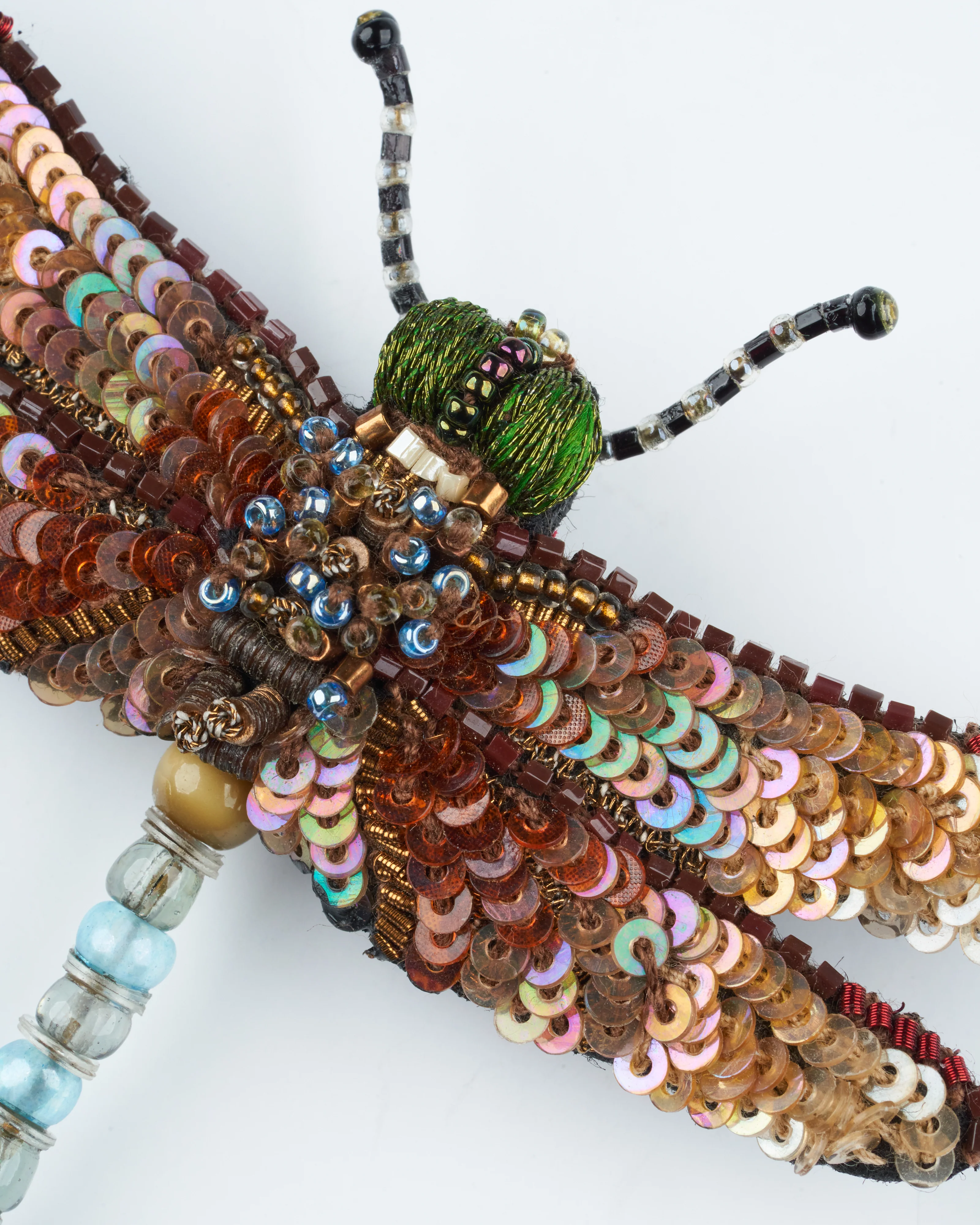 emperor dragonfly brooch pin - multi - Image 2