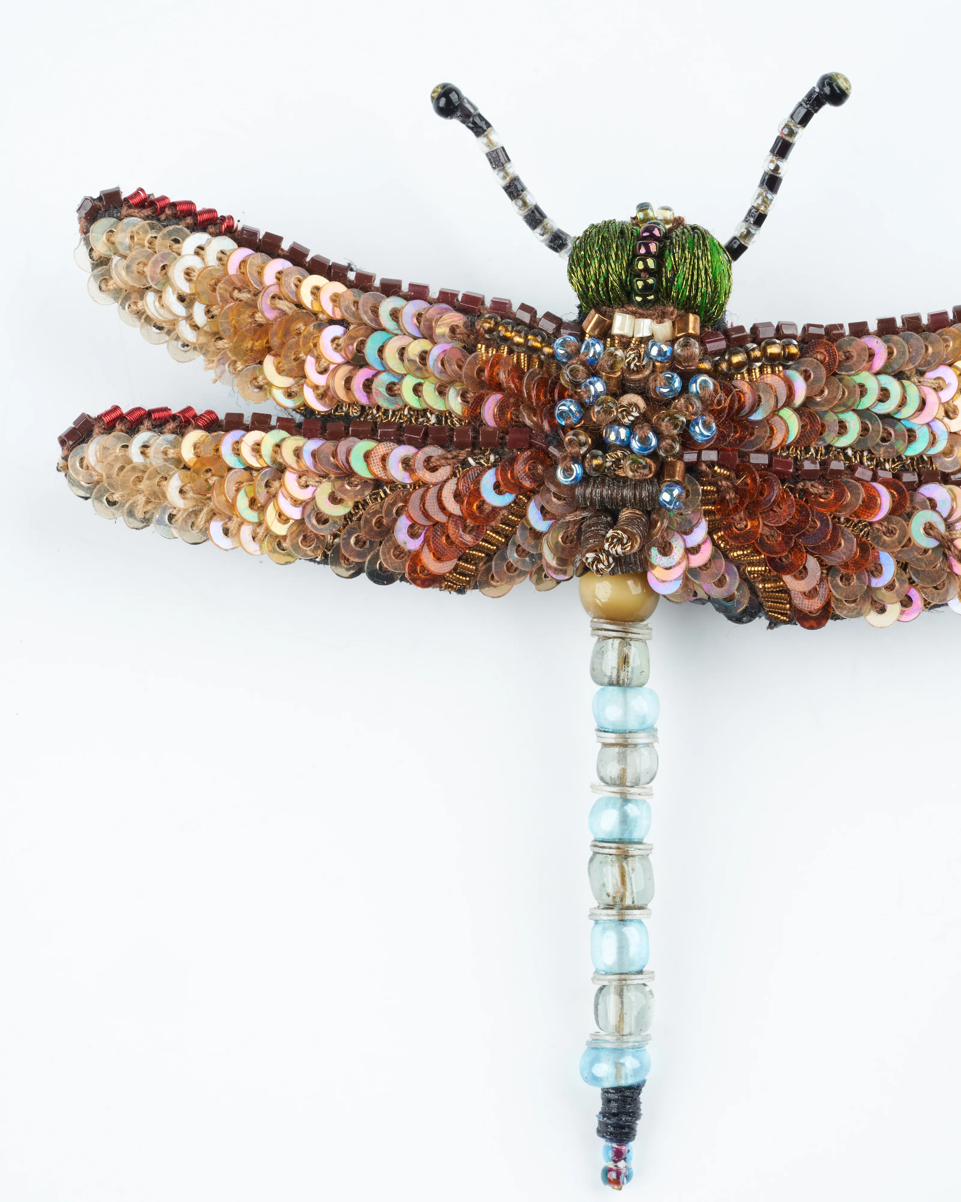 emperor dragonfly brooch pin - multi - Image 3