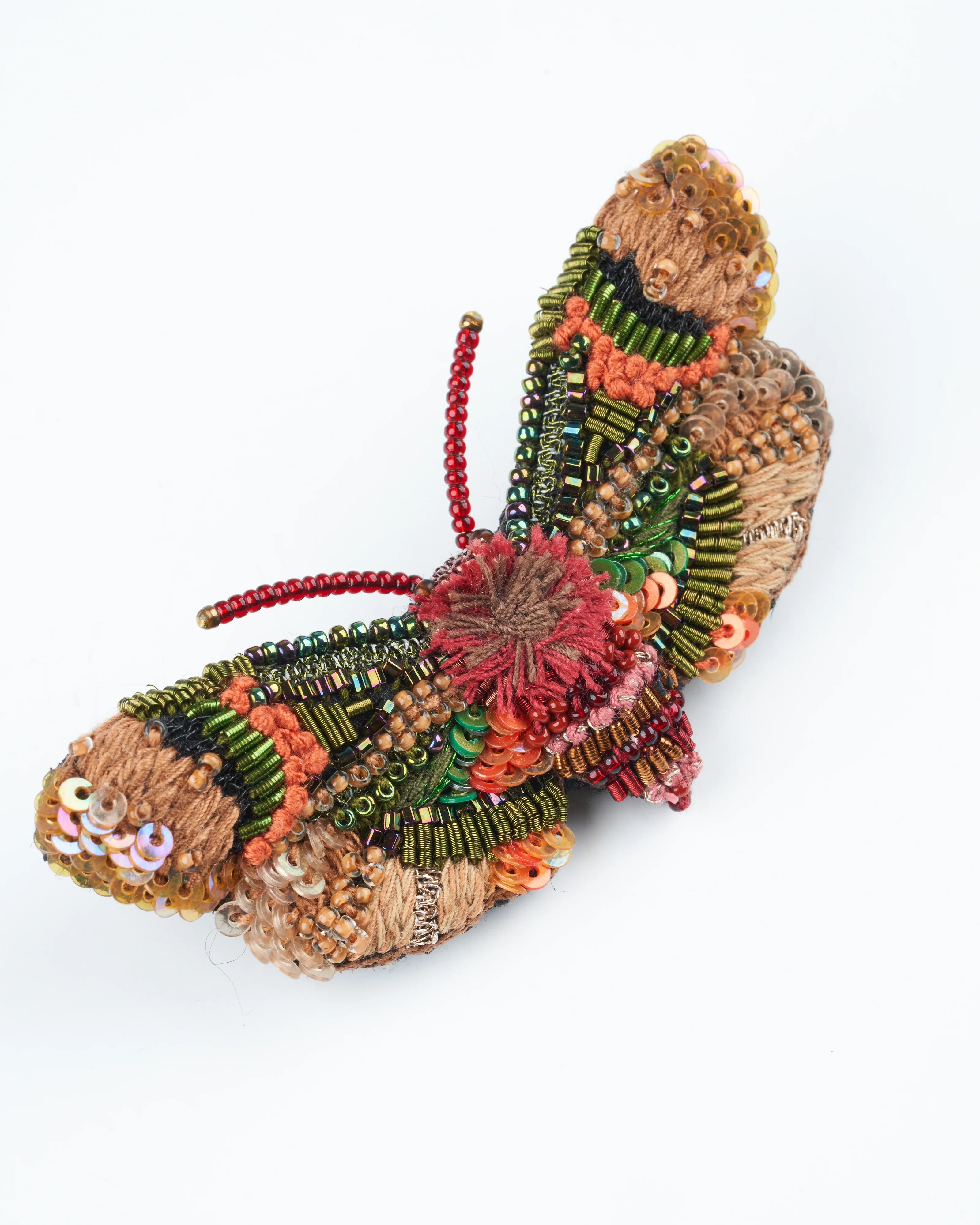 gaeana festiva cicada brooch pin - multi