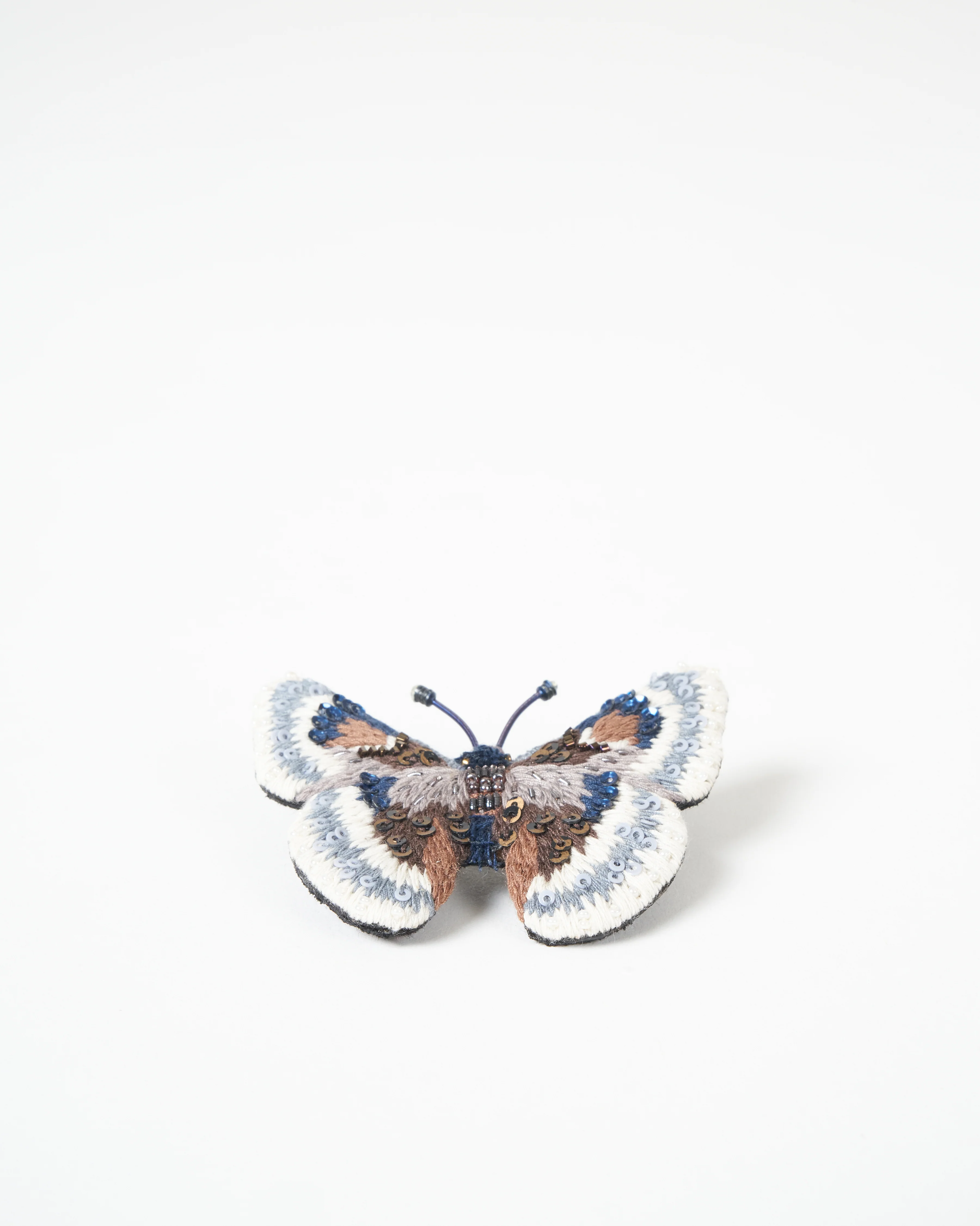 grizzled skipper butterfly brooch pin - skipper - Image 2