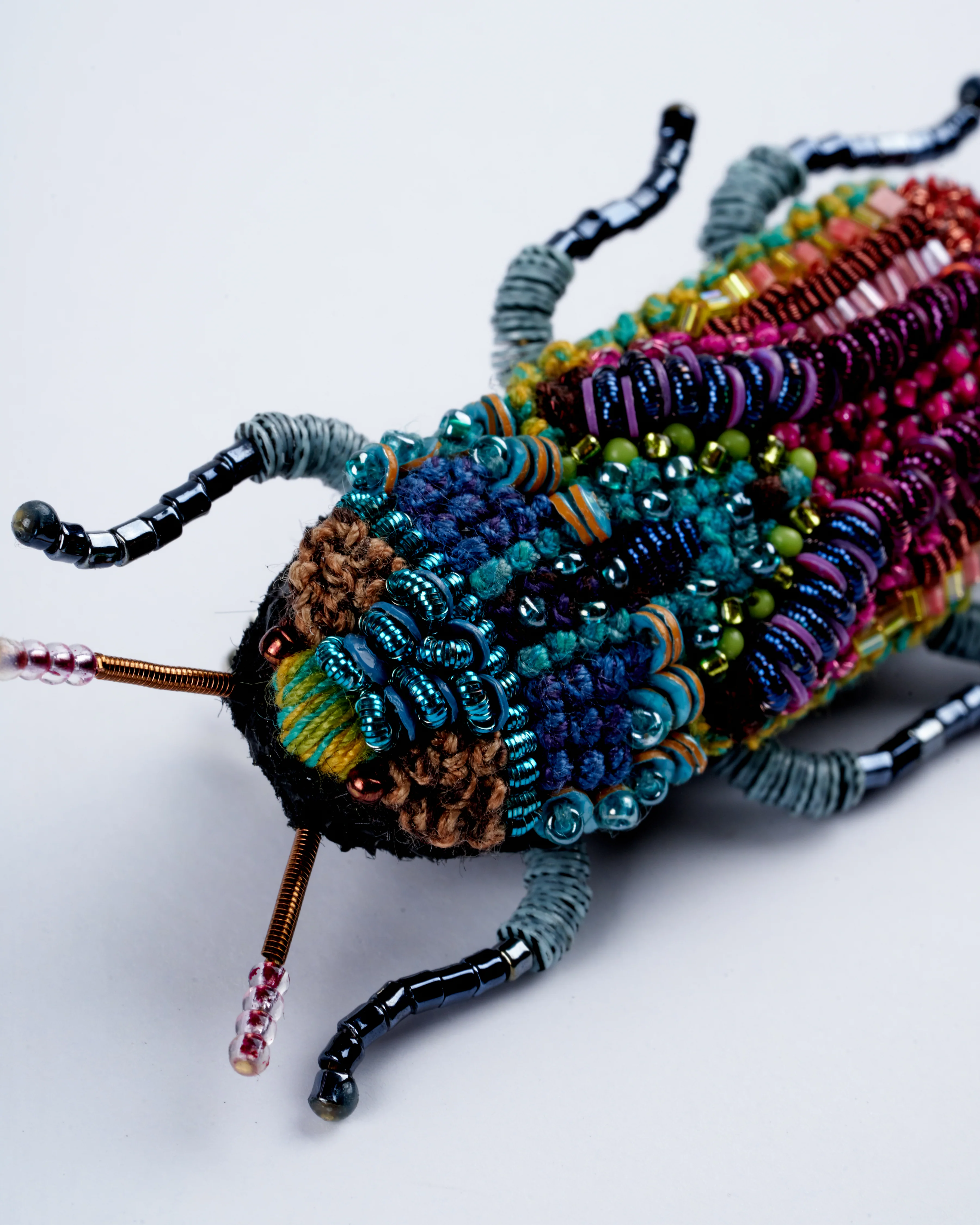 moroccan jewel beetle brooch - Image 3
