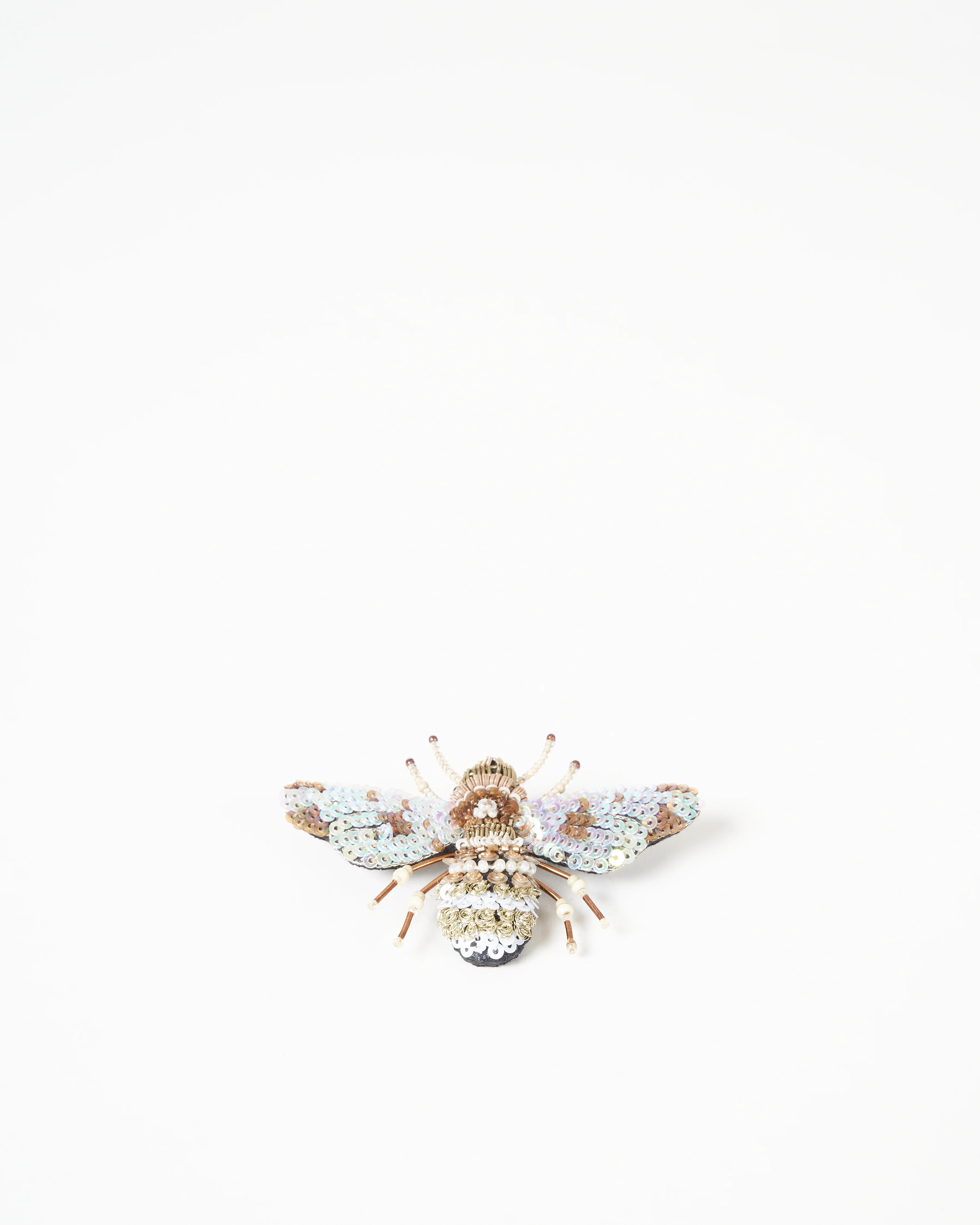 pearl bee brooch pin - Image 2