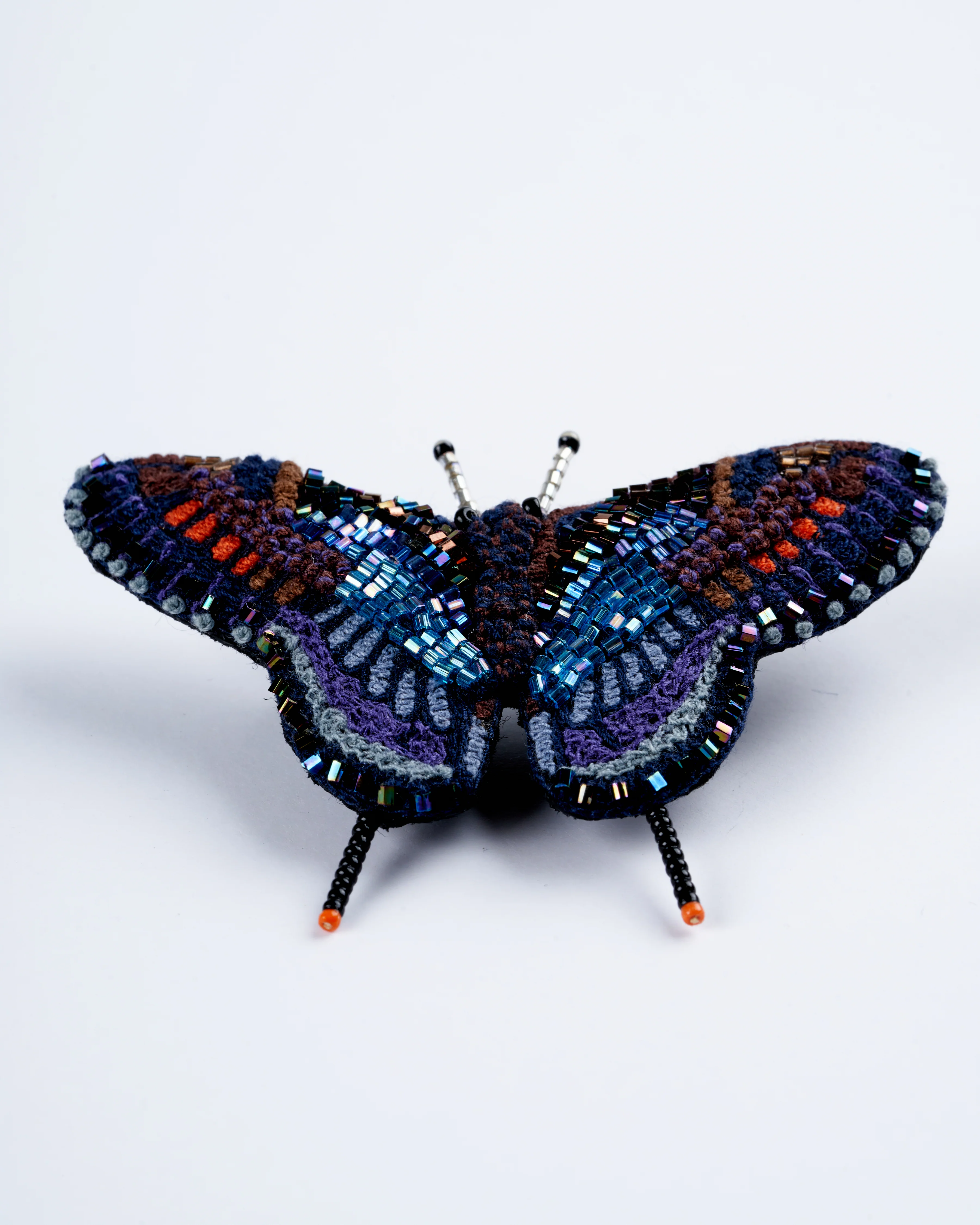 red spotted purple butterfly brooch - Image 2