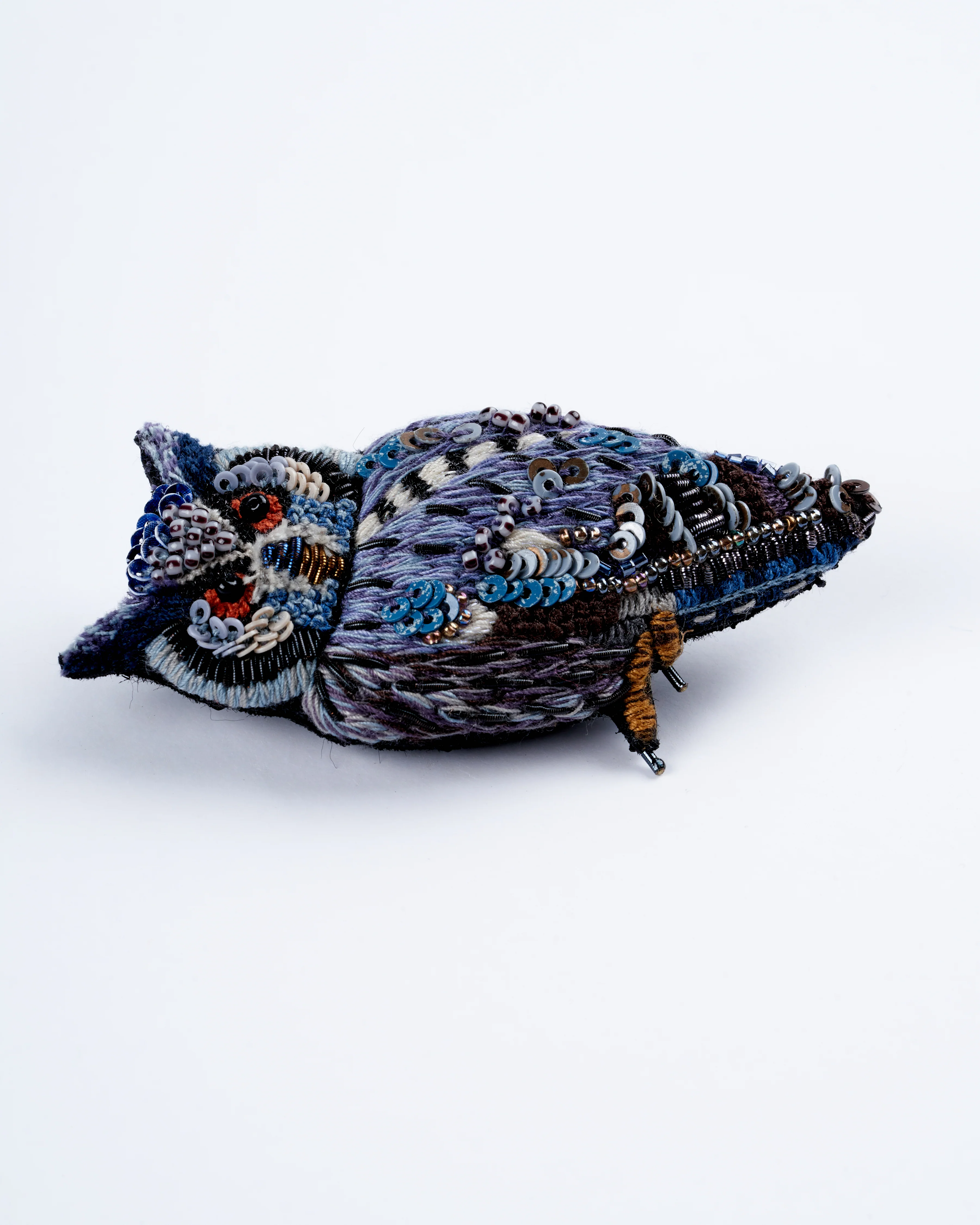 southern white face owl brooch - Image 3