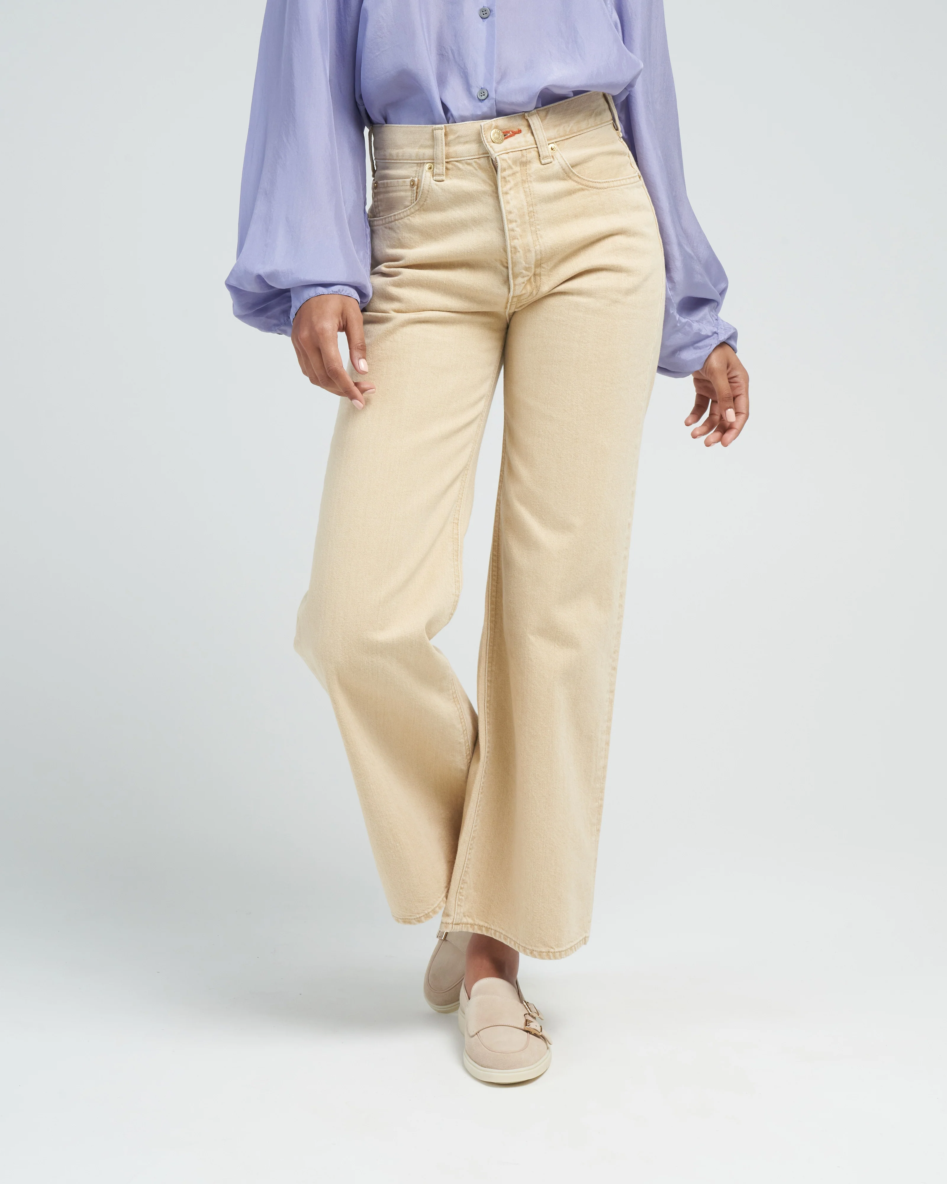 the amber jean - beige