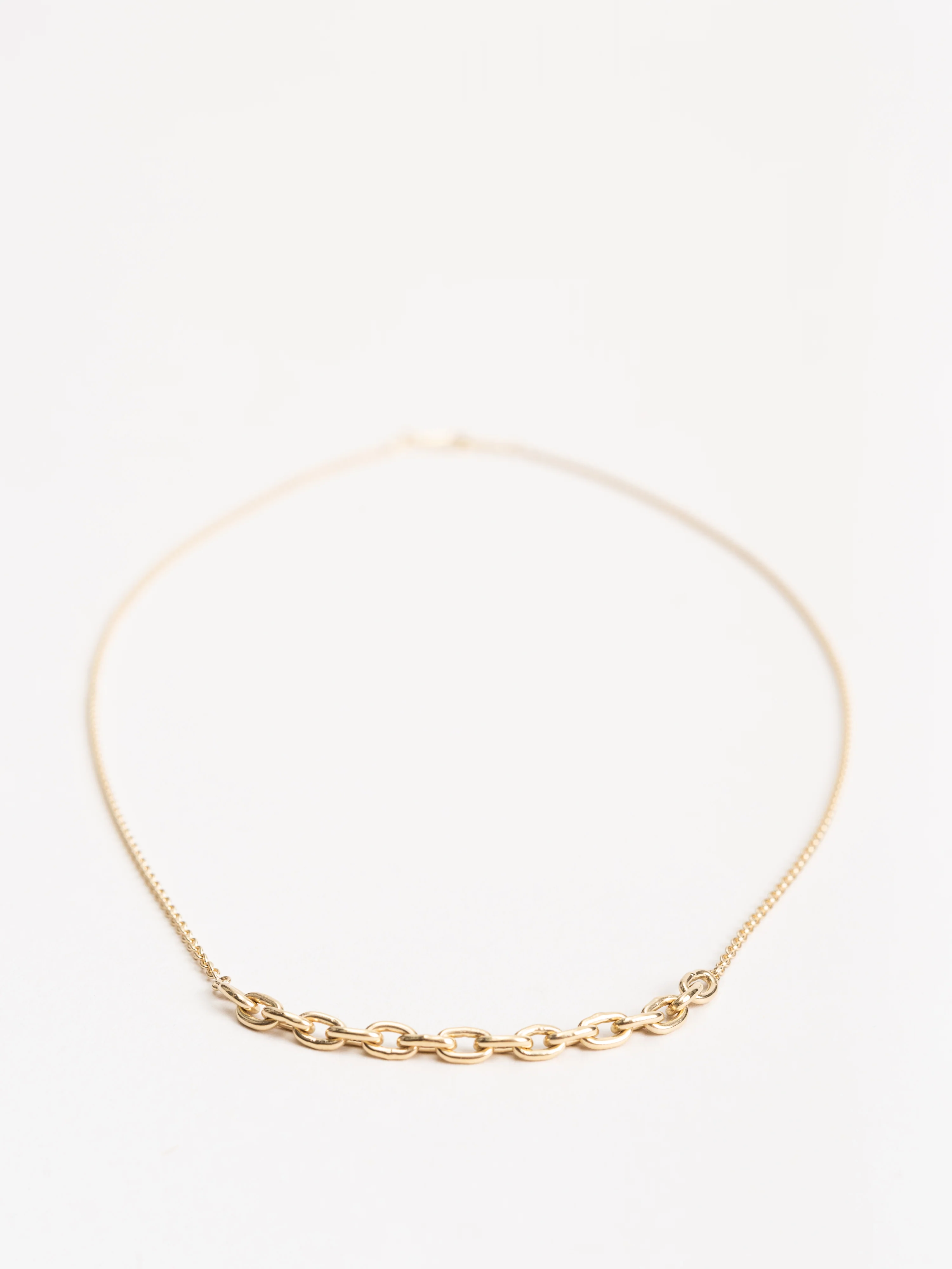 18k gold link necklace - Image 2
