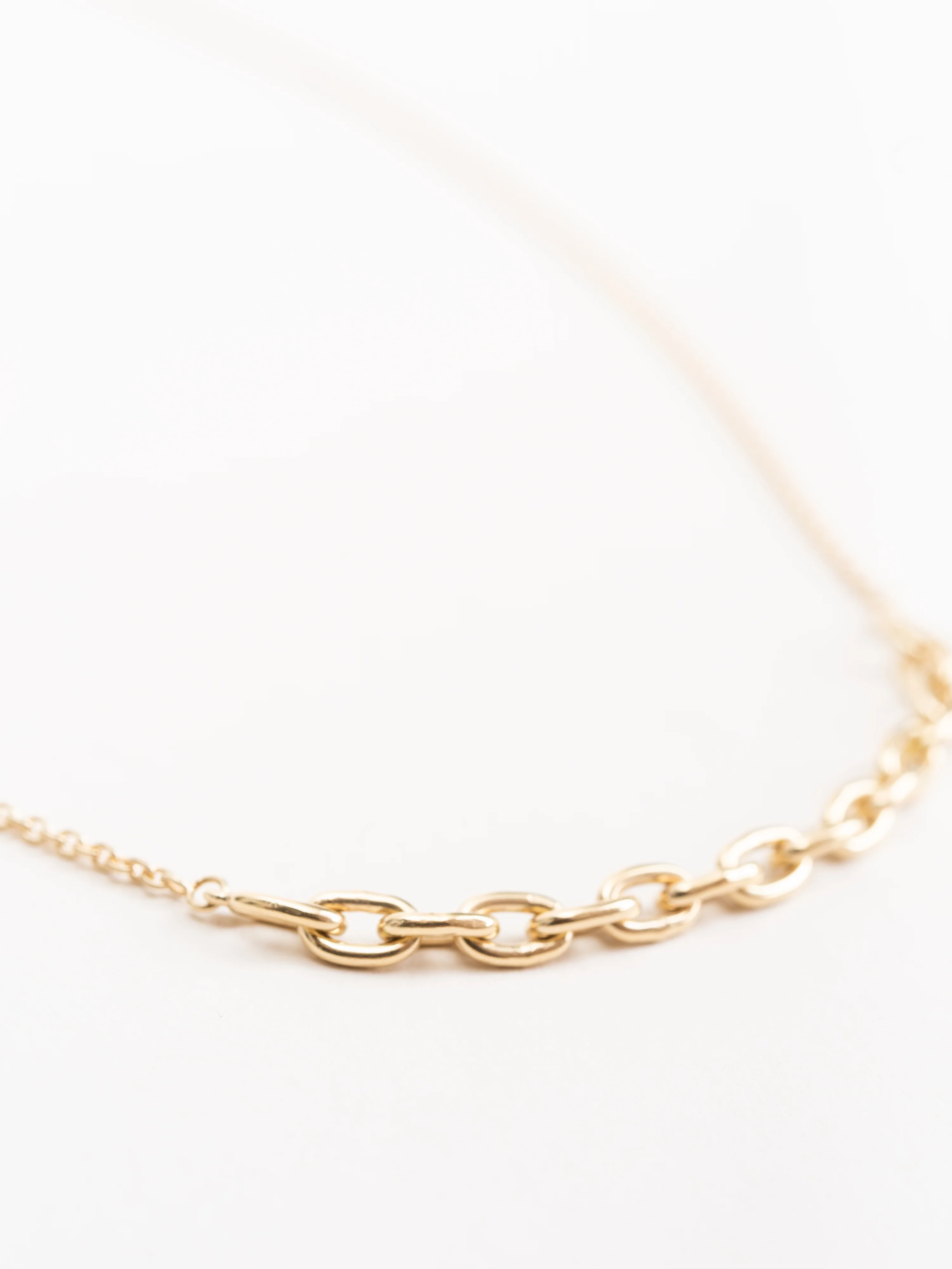 18k gold link necklace - Image 3