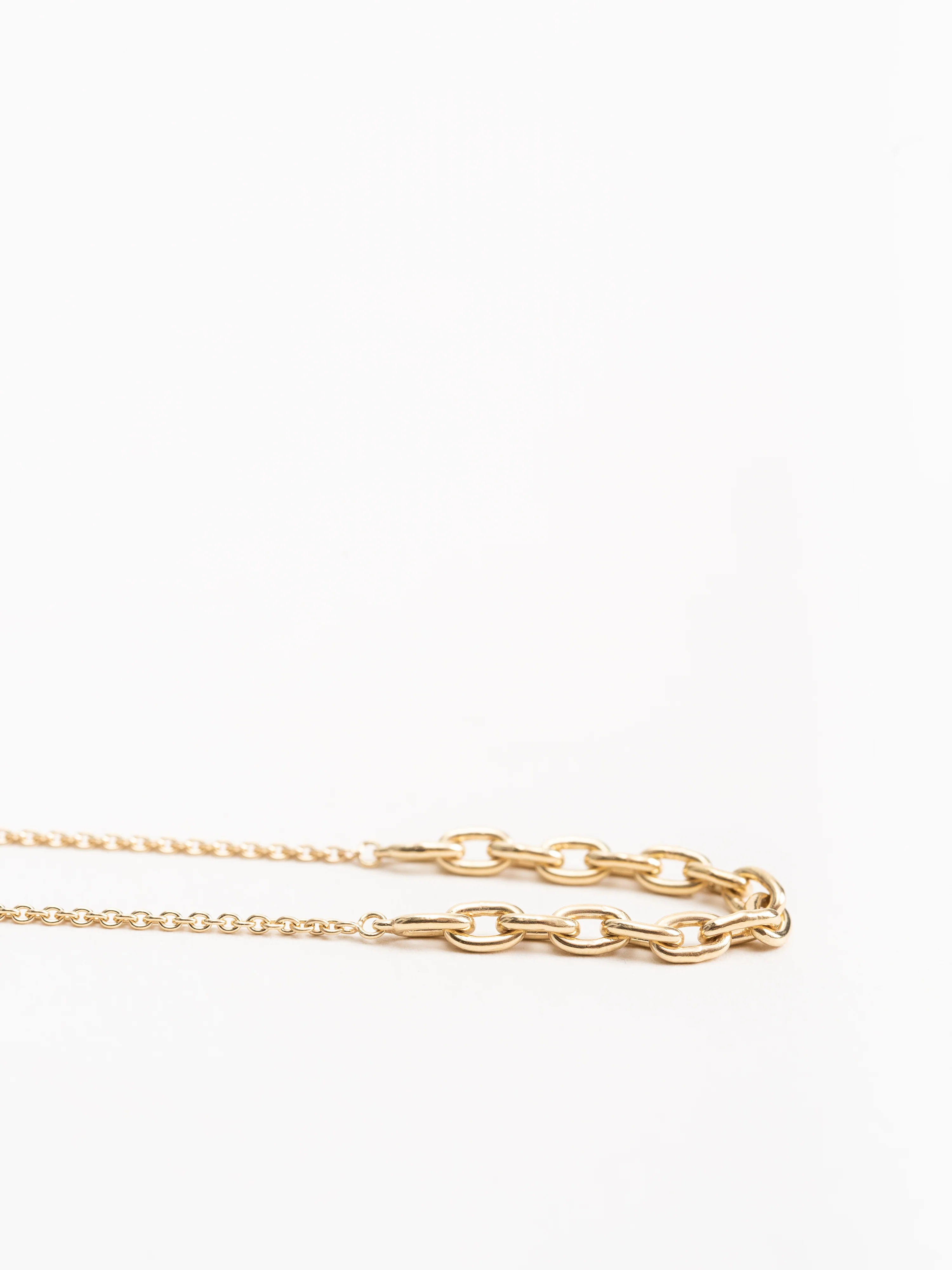 18k gold link necklace - Image 4