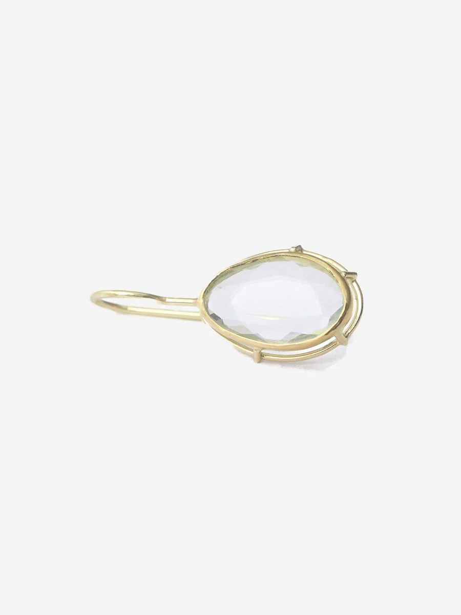 aquamarine drop earrings - Image 2