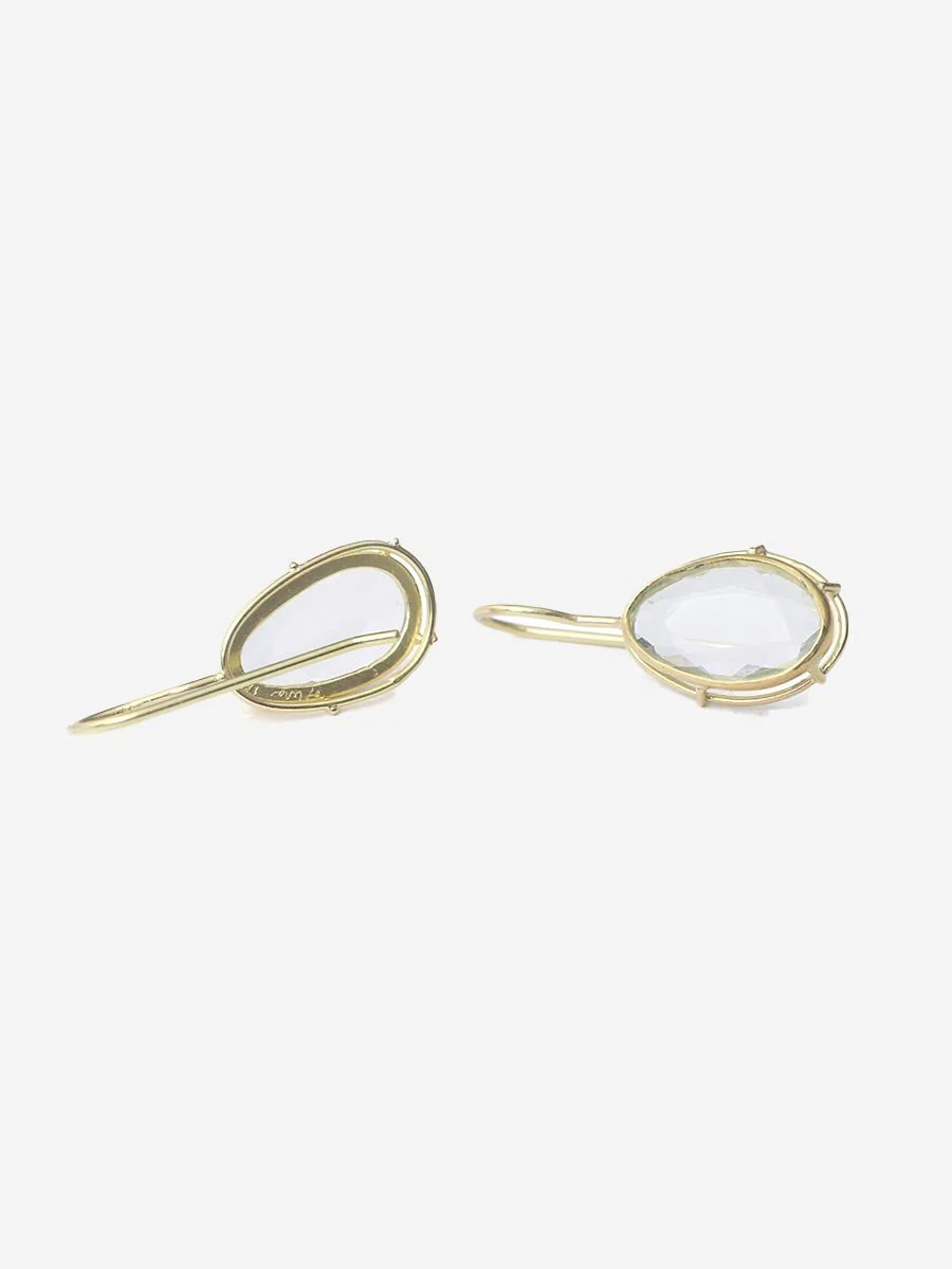 aquamarine drop earrings - Image 3