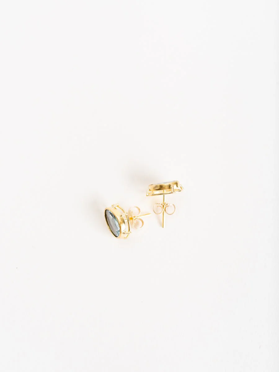 aquamarine studs - Image 2