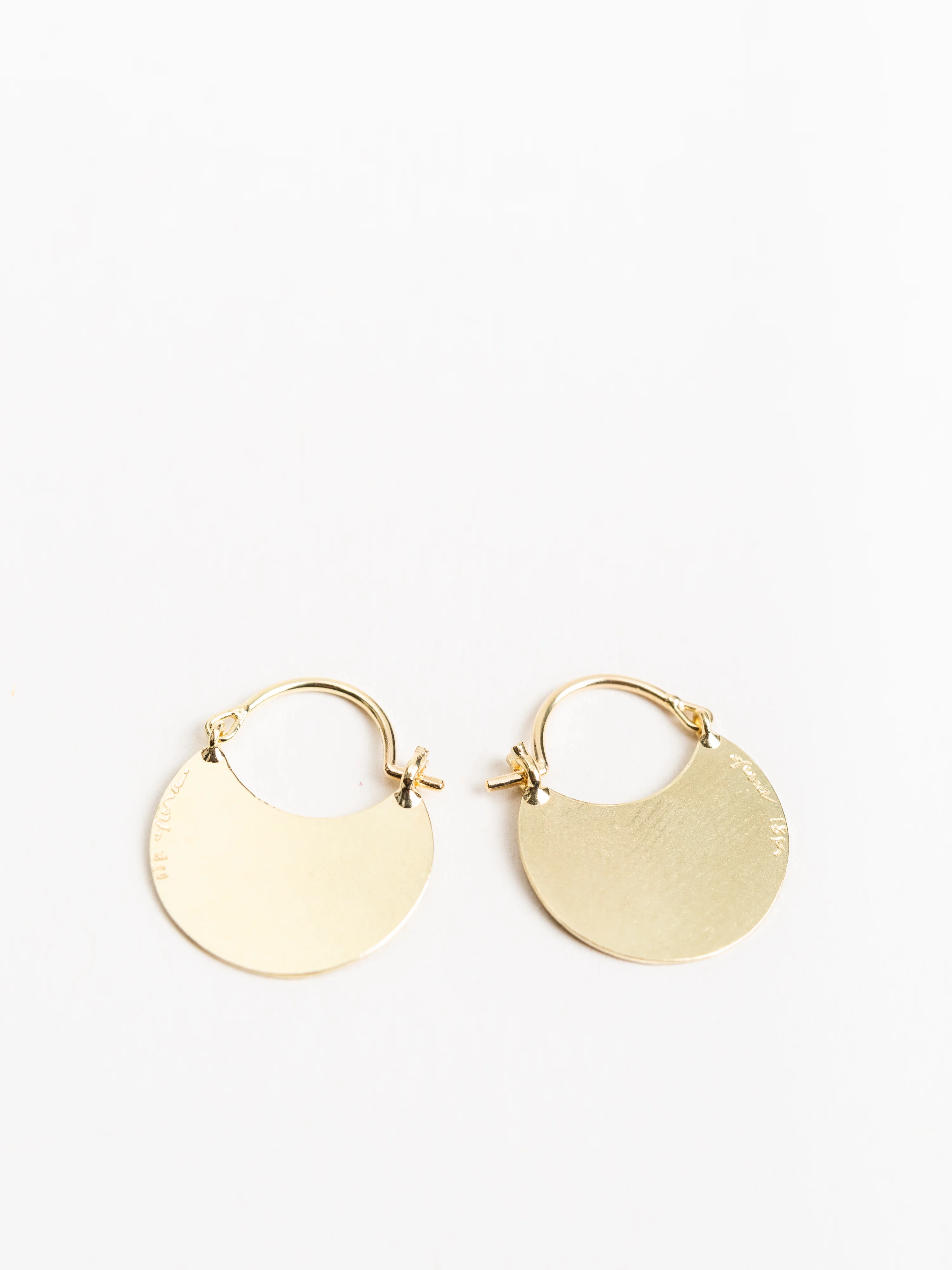 circle flare earring