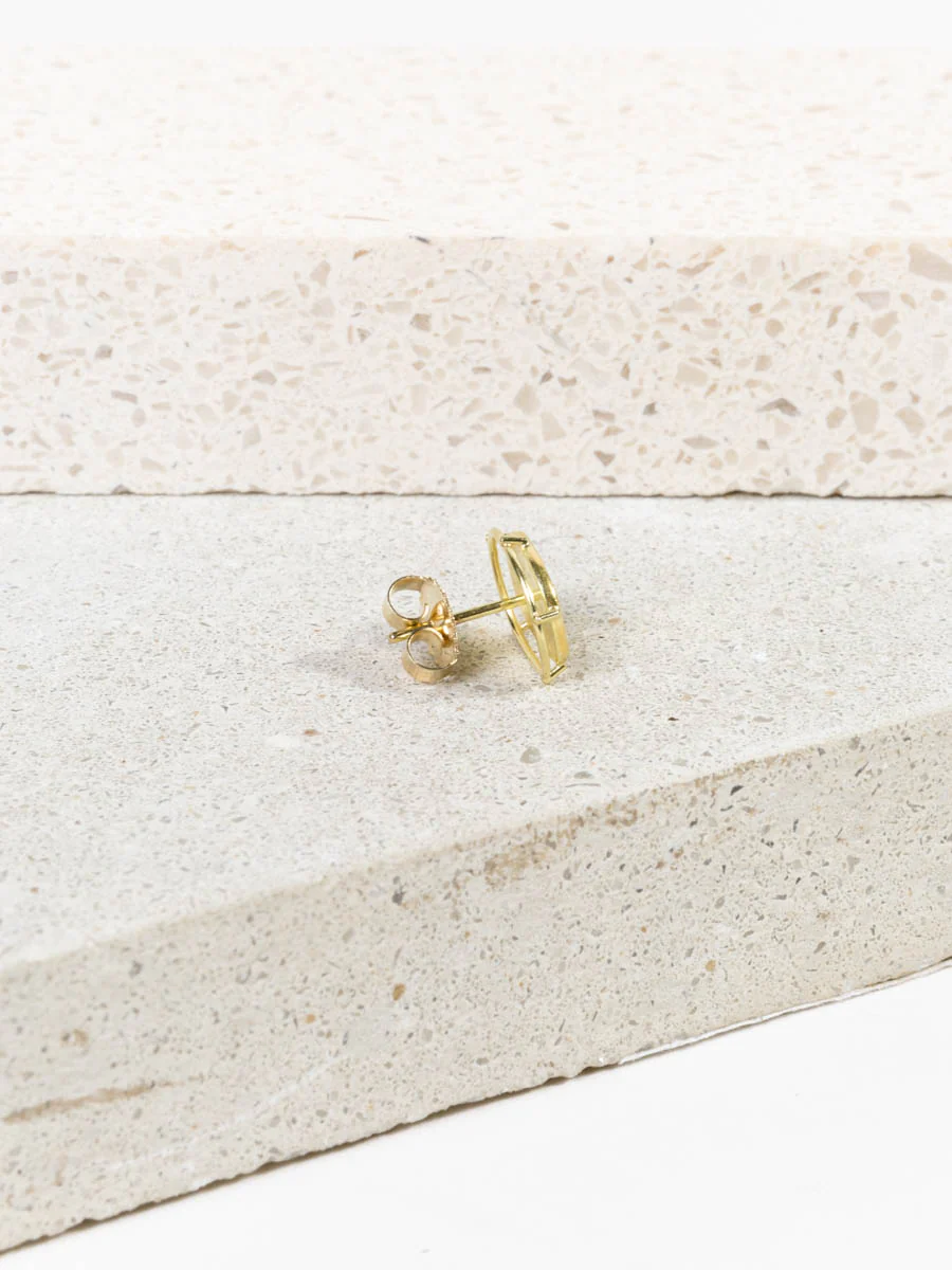 diamond slice earrings - Image 2