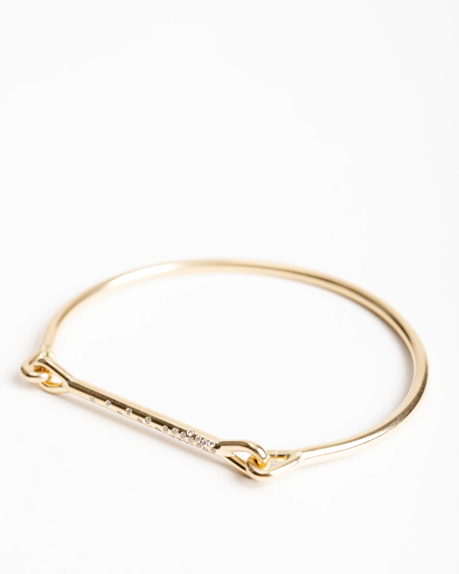 needle eye cuff with scatter diamonds - Image 3