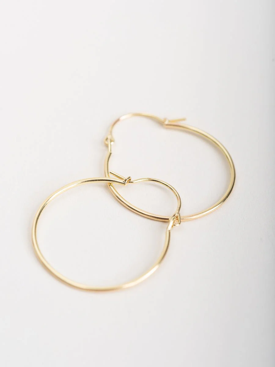 valance hoop earrings - Image 2