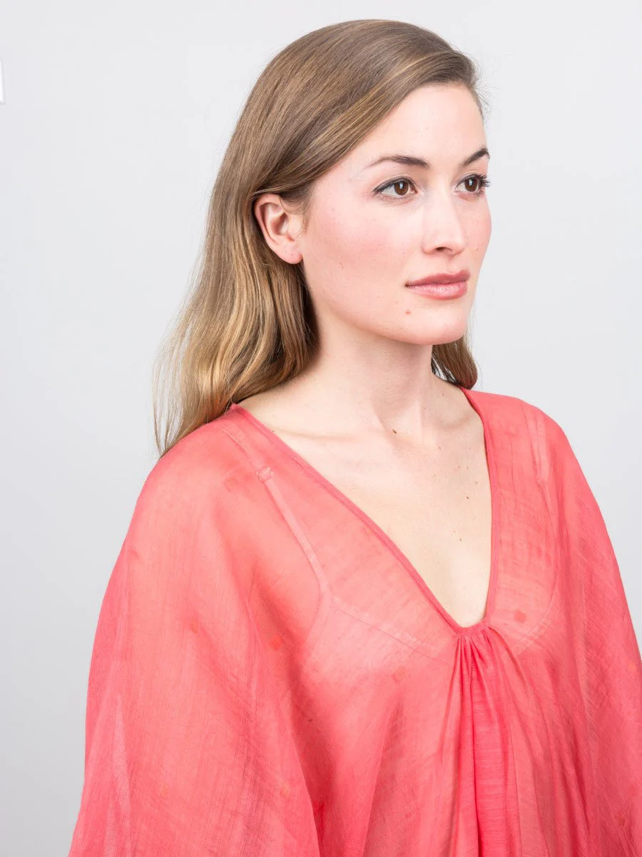 caftan dress - red - Image 6