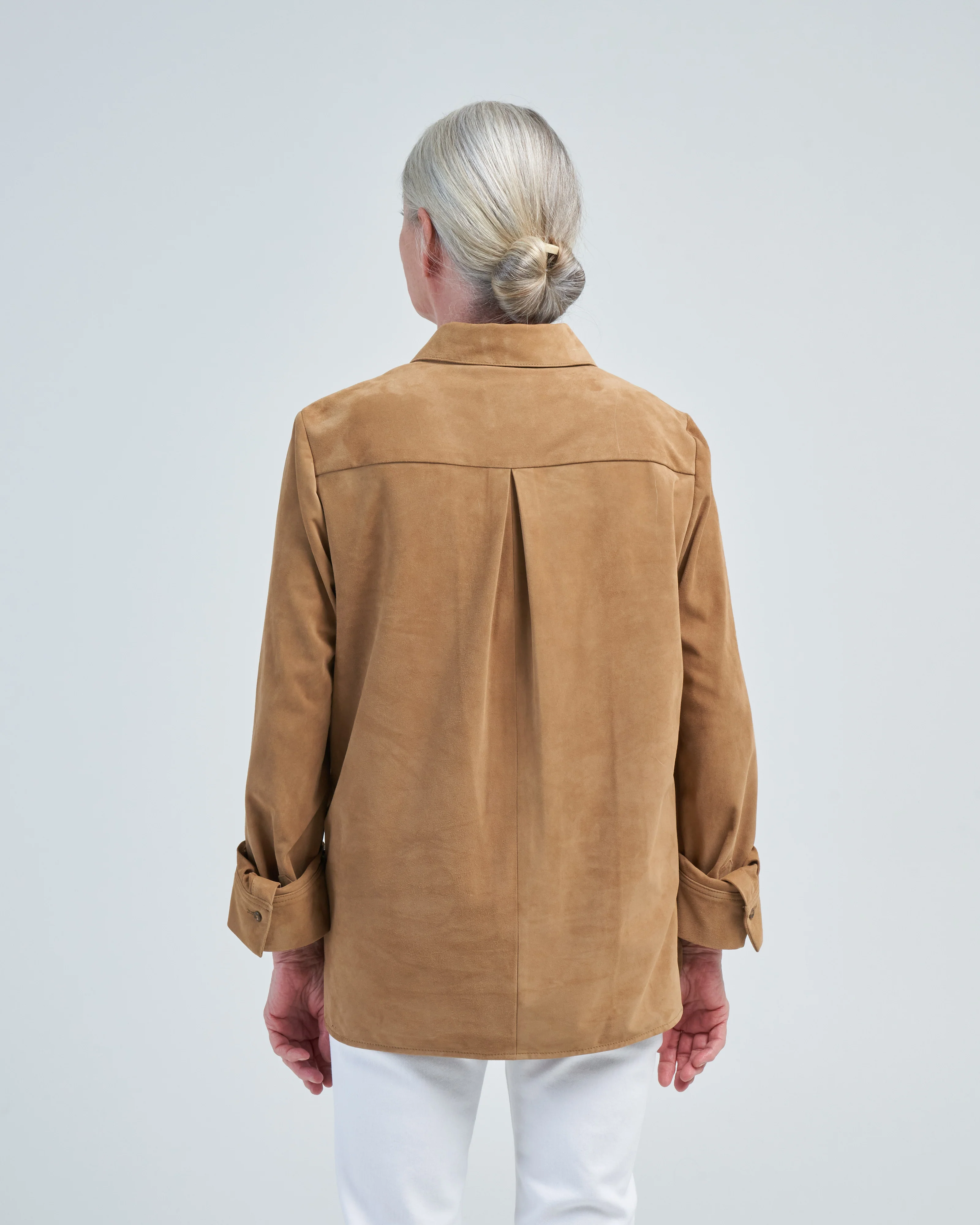 boyfriend leather shirt - Image 5