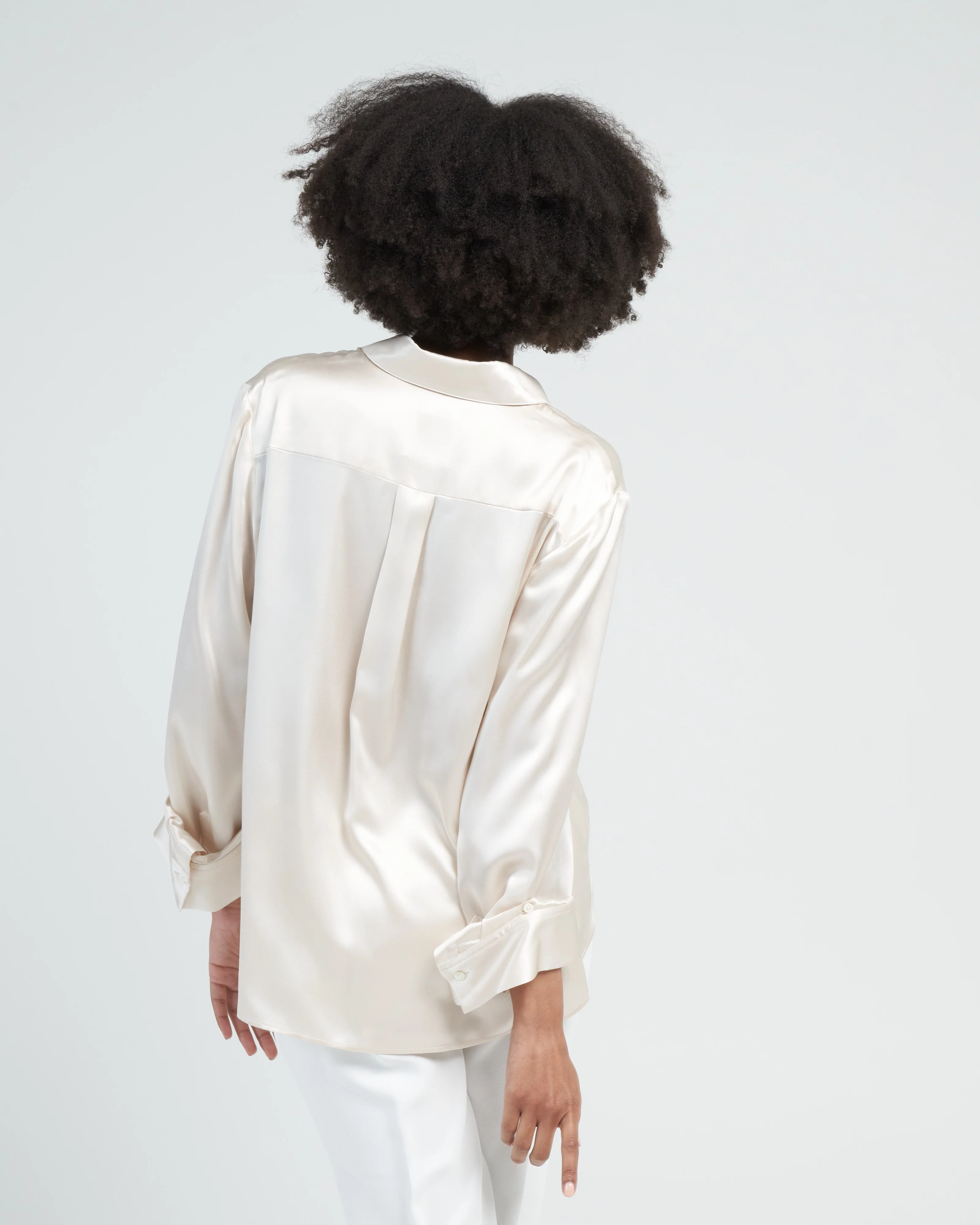 boyfriend shirt - oyster - Image 4