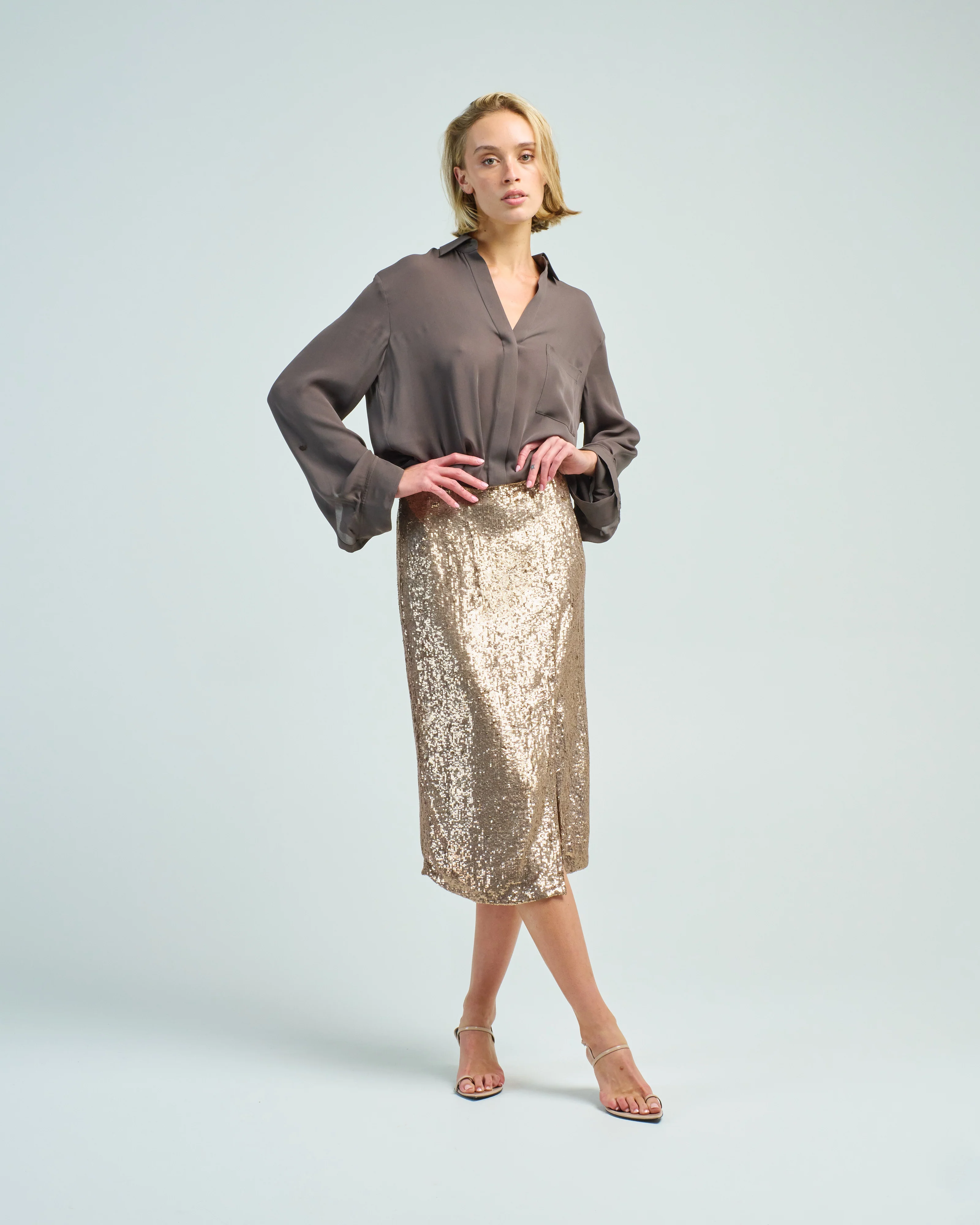 fishscale ladylike skirt - Image 2
