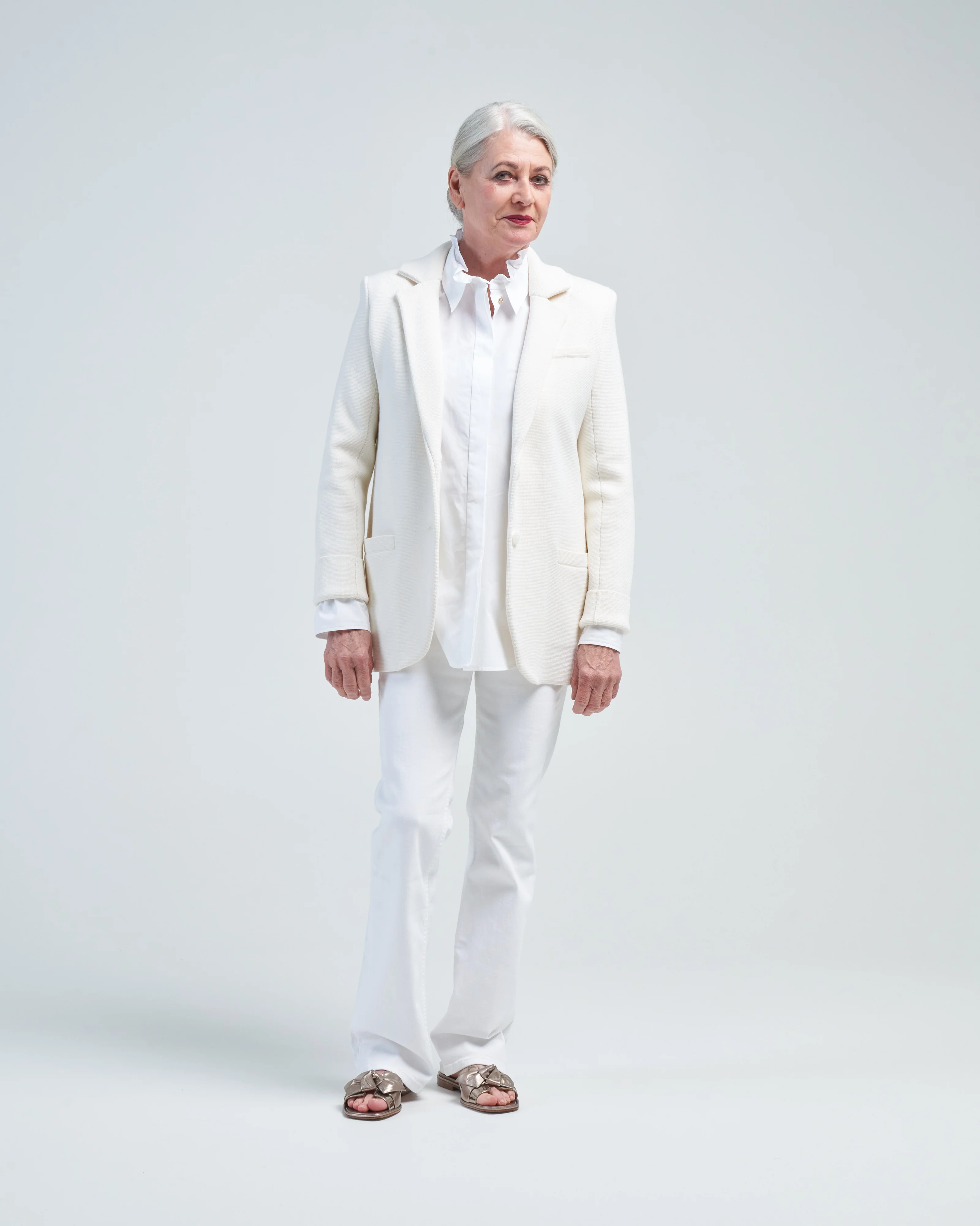knit boyfriend blazer - Image 4