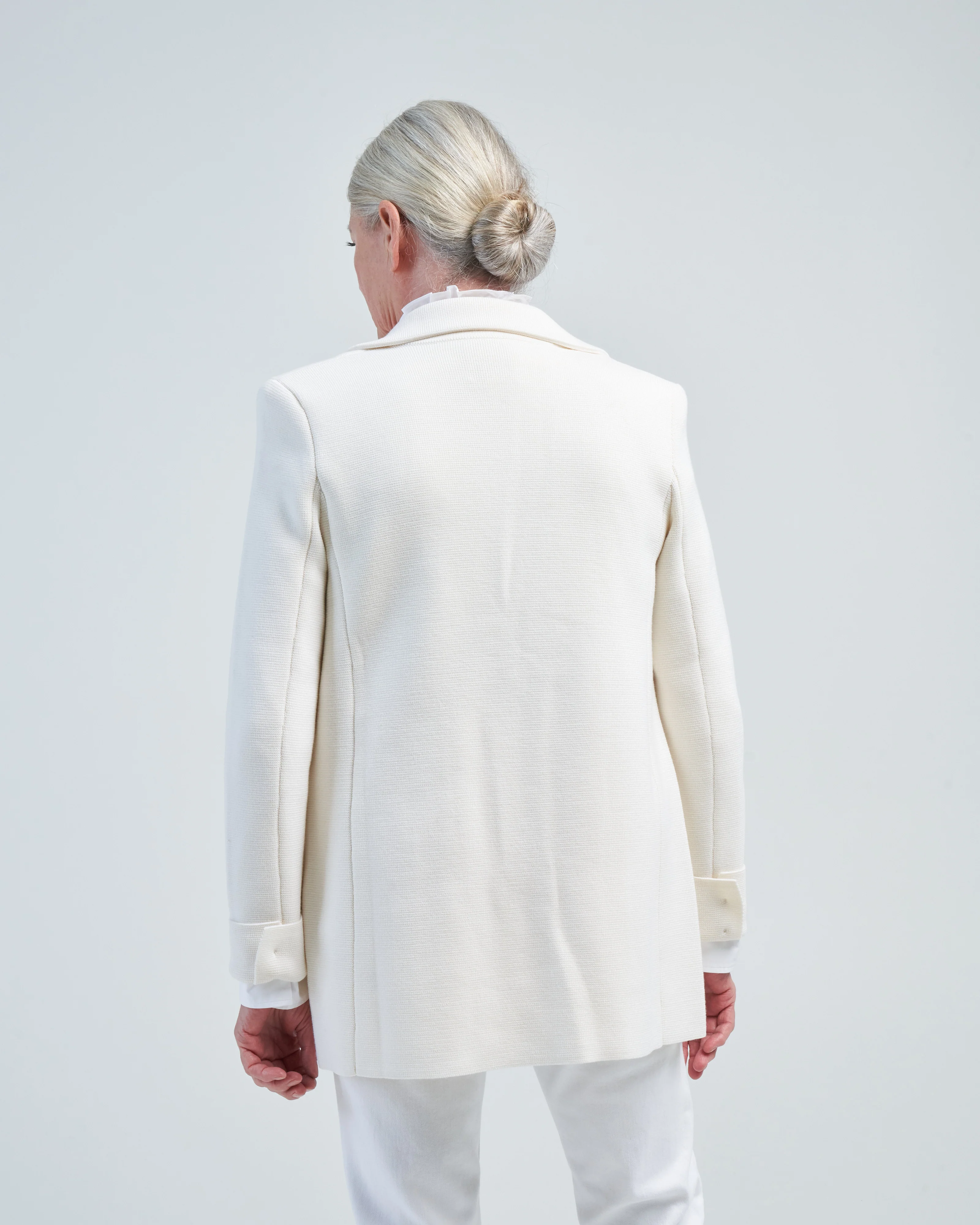 knit boyfriend blazer - Image 5
