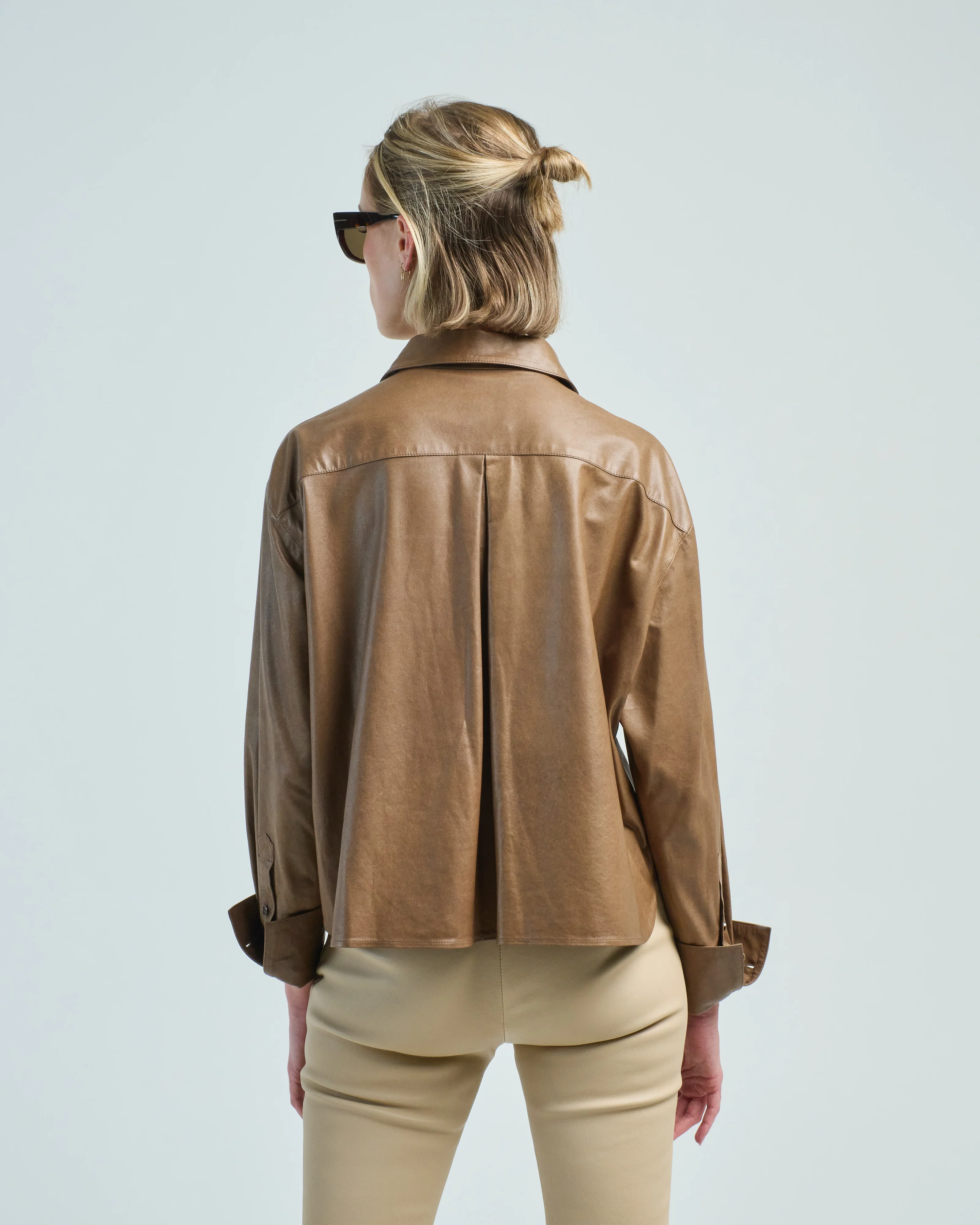 leather average joe top - Image 4
