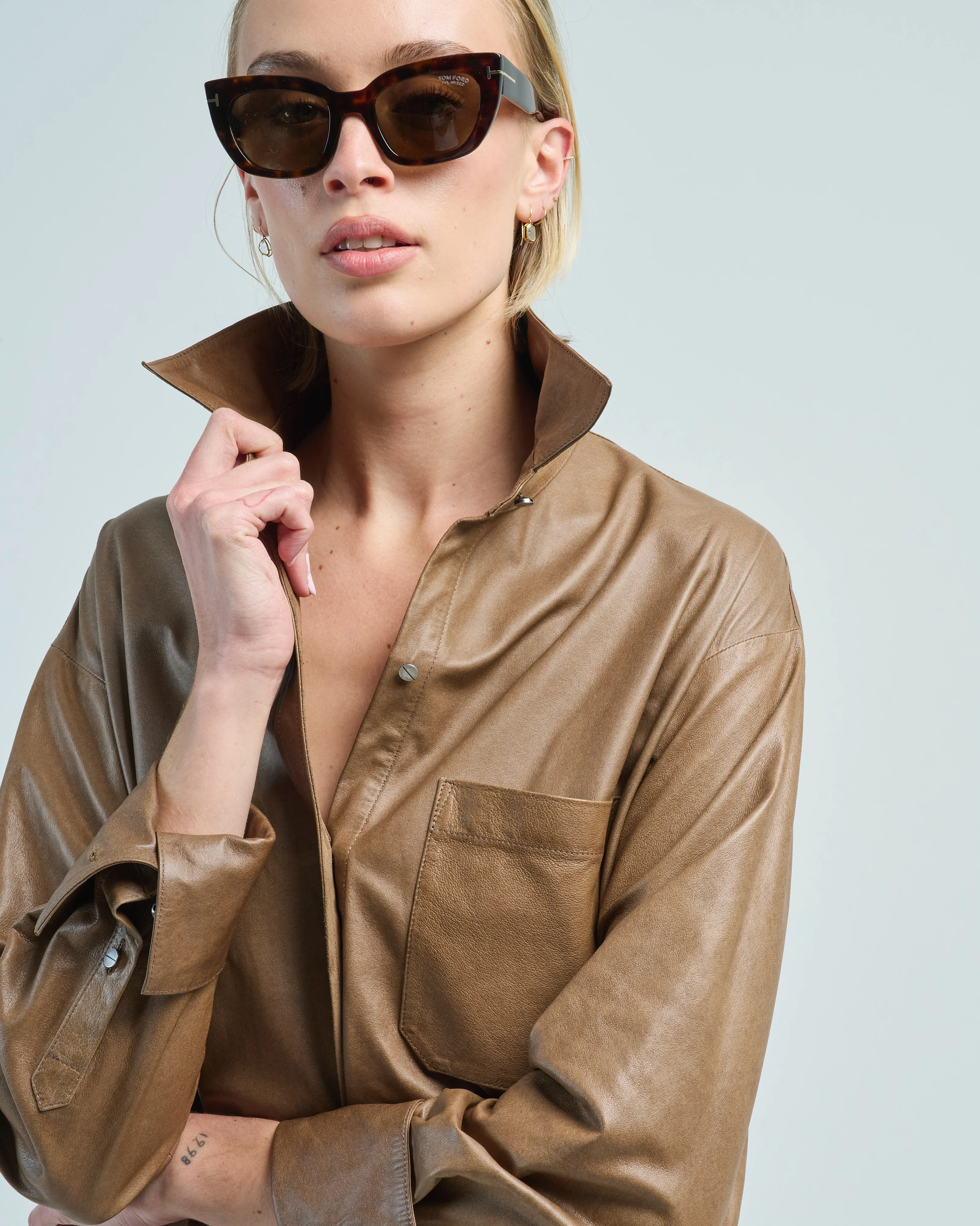 leather average joe top - Image 5