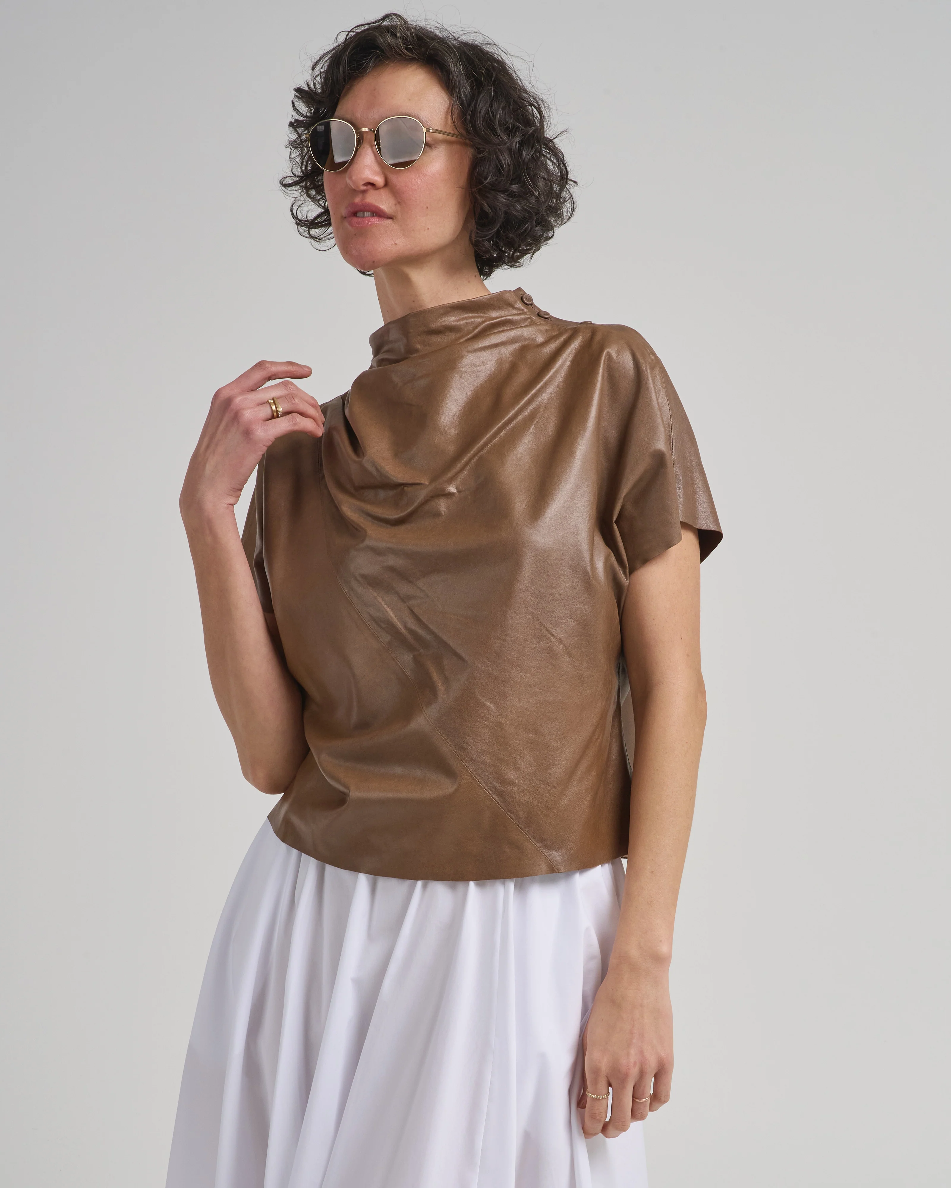 mock neck tee - Image 3