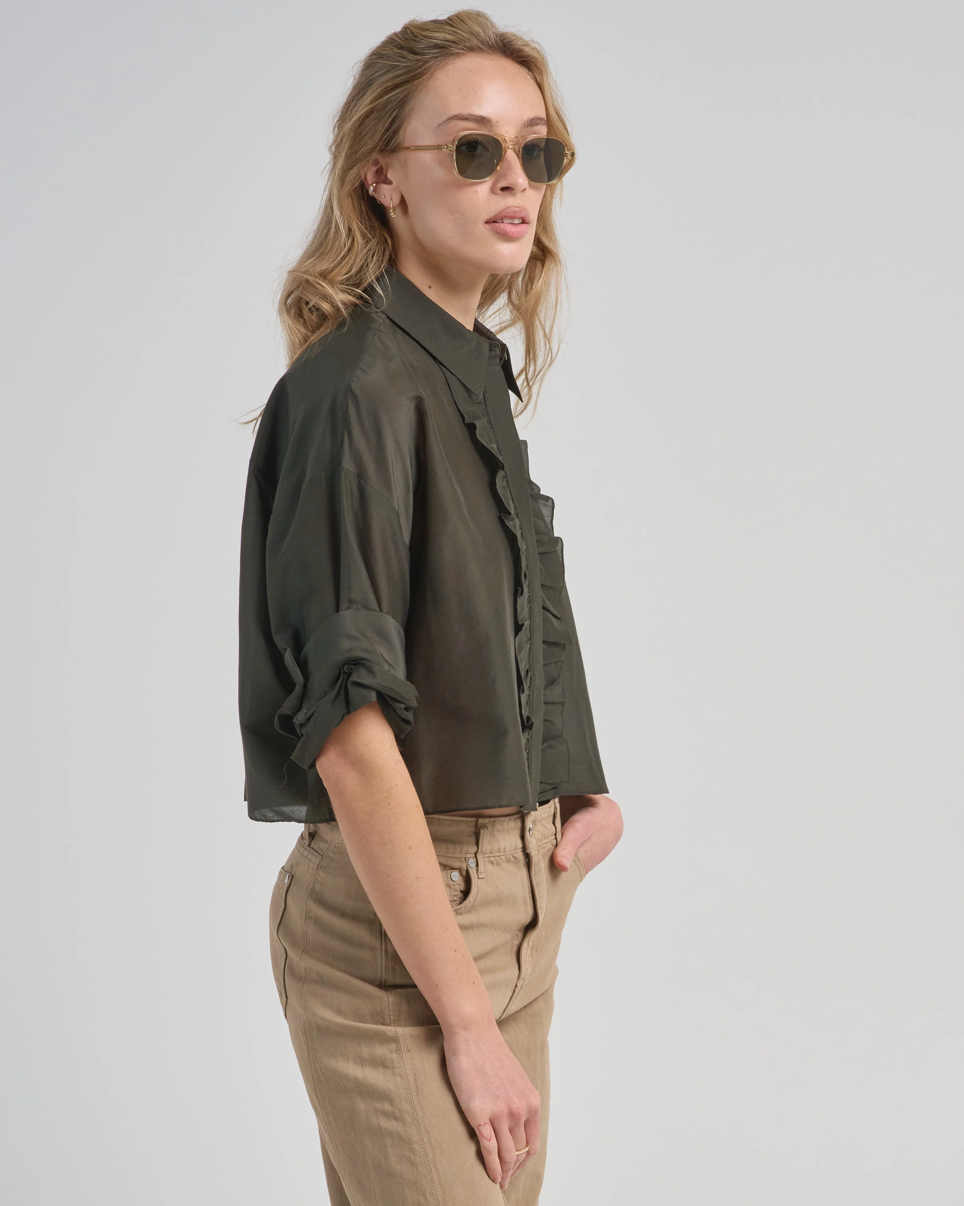 next ex shirt with ruffle - Image 3