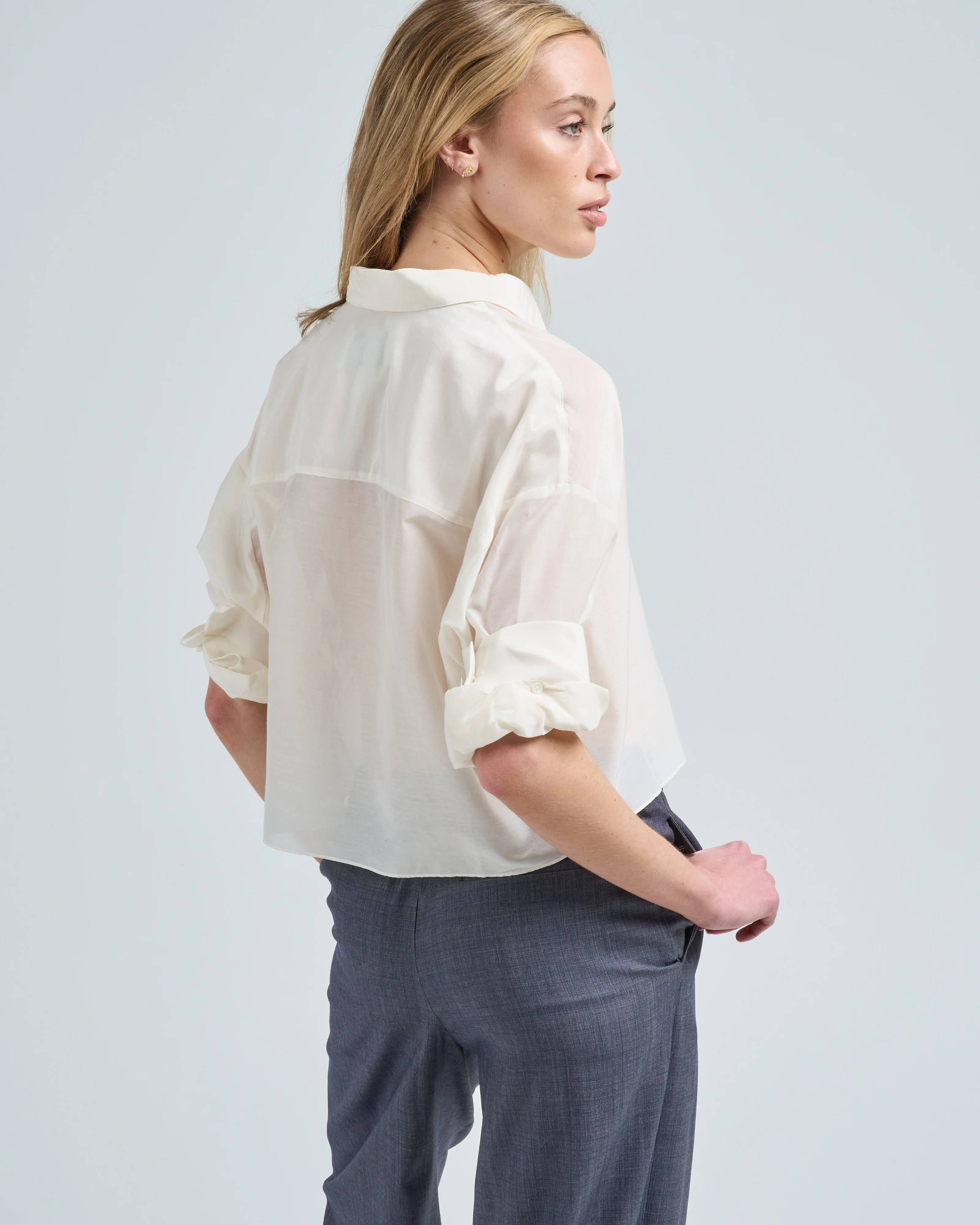 next ex shirt with ruffle - Image 3