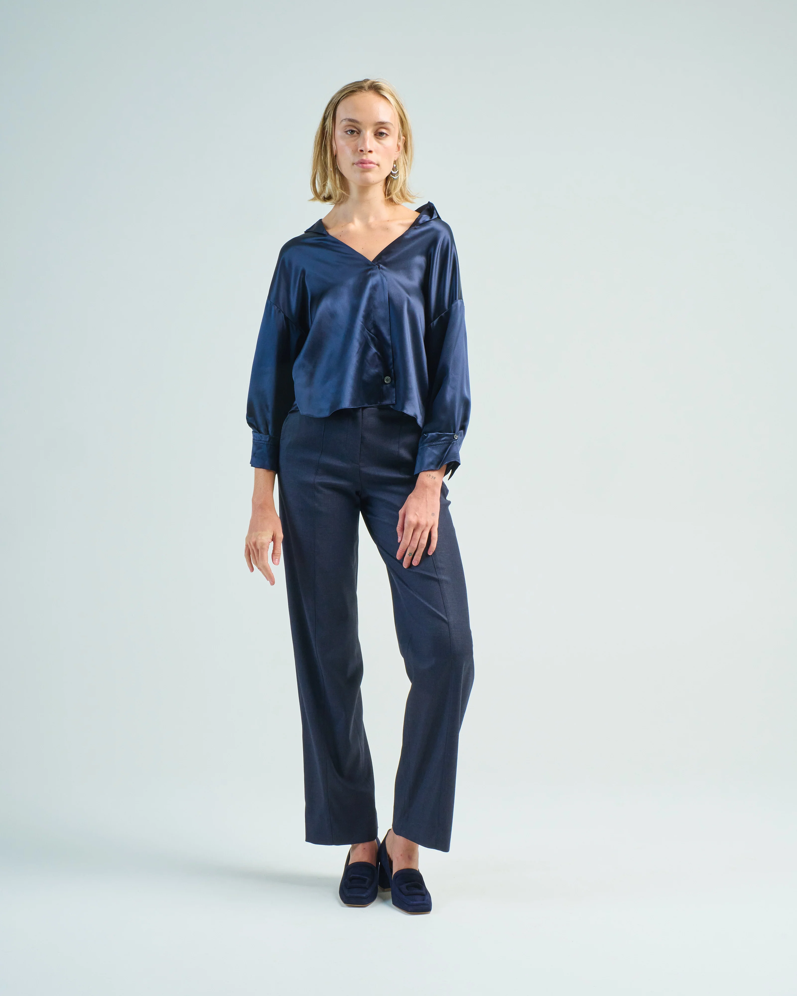 run, don't walk silk top - Image 2