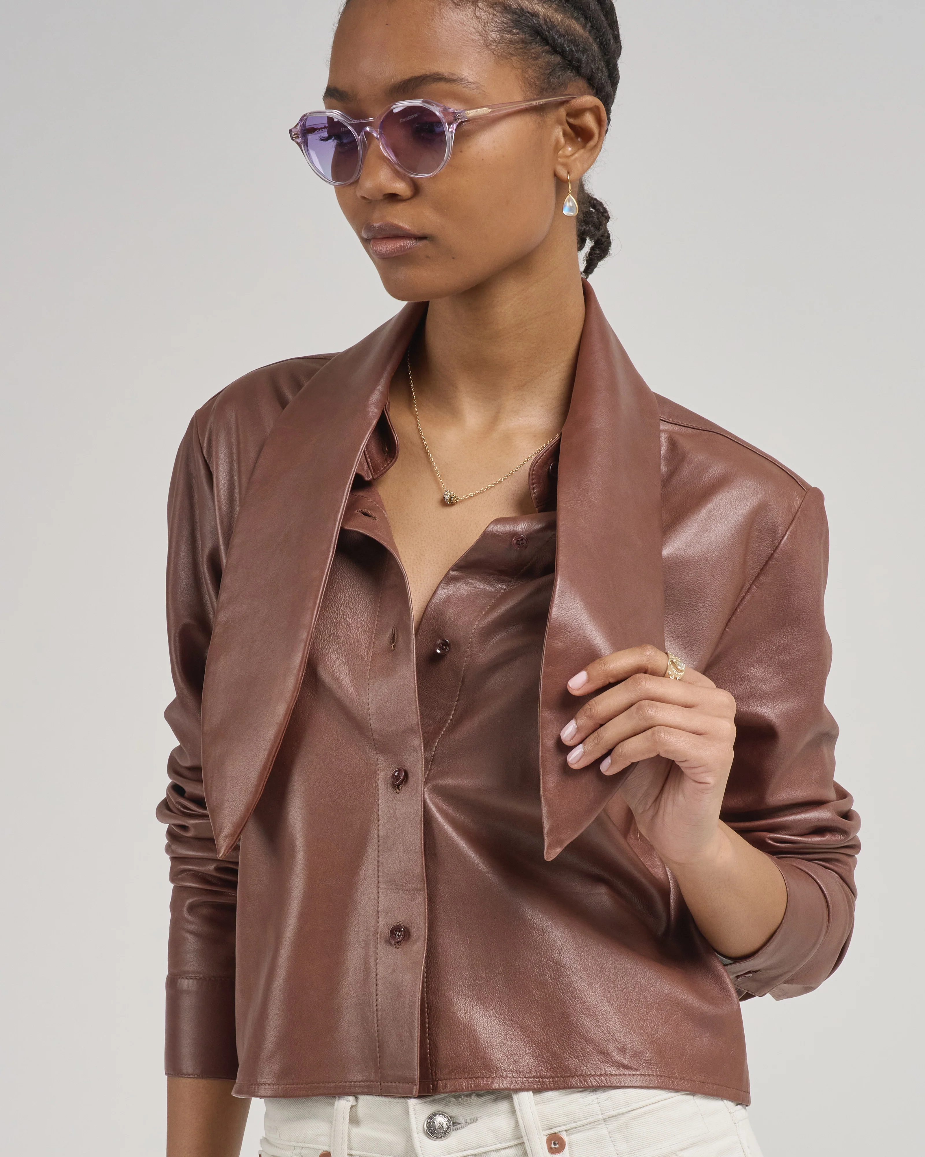 shirt with tie insert - Image 5