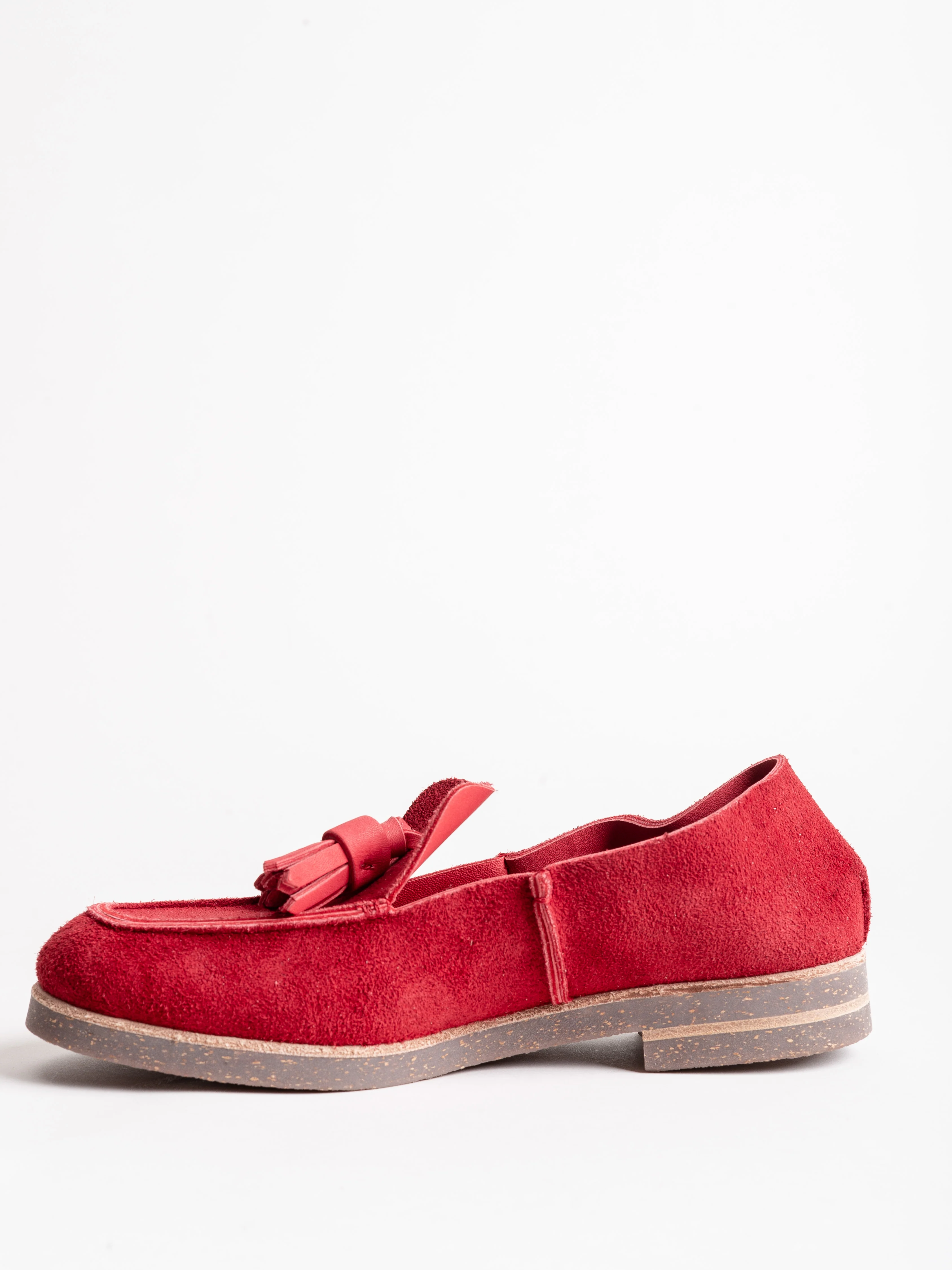 tassel slip on loafer - dark red - Image 2