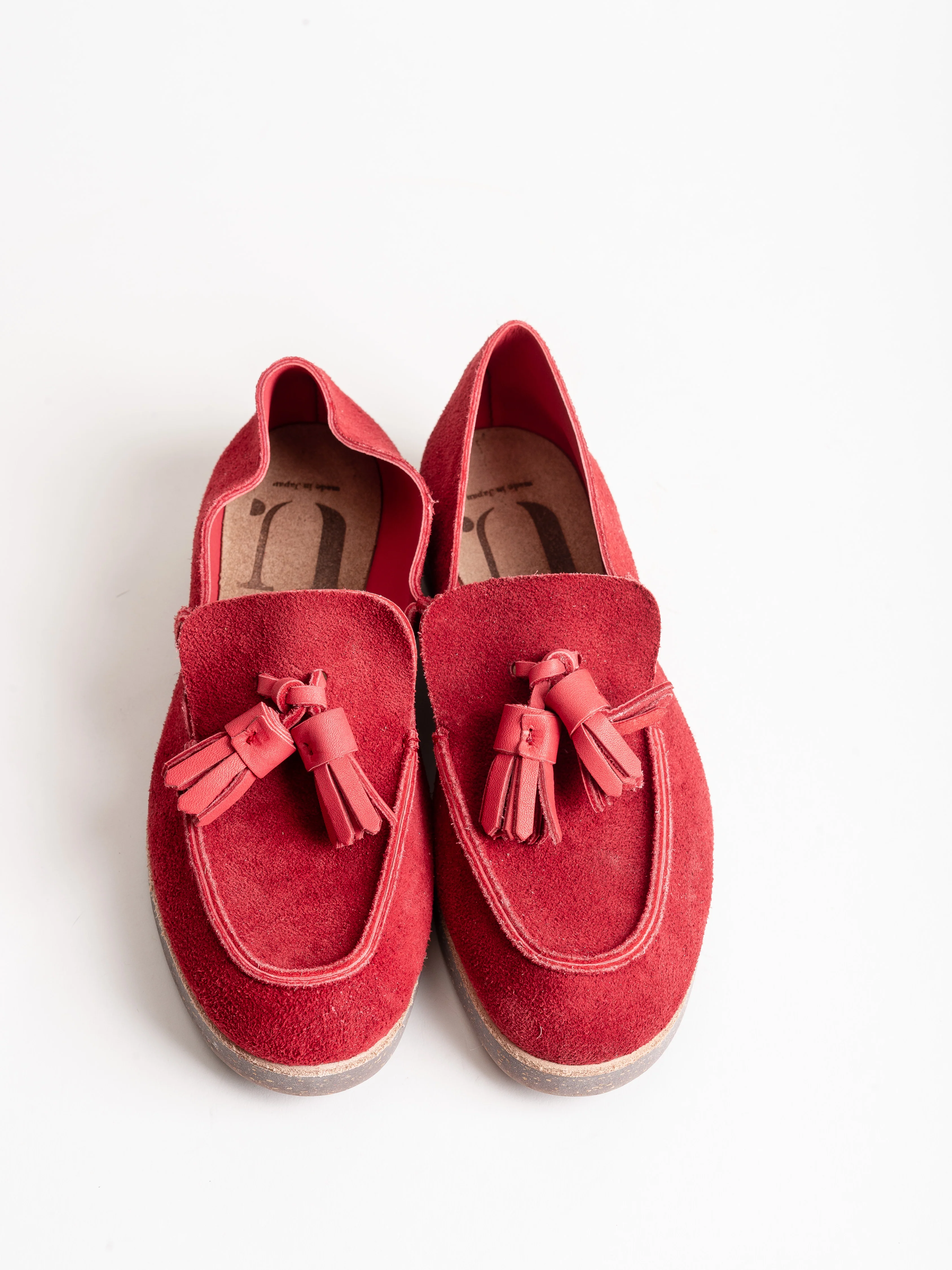 tassel slip on loafer - dark red - Image 4