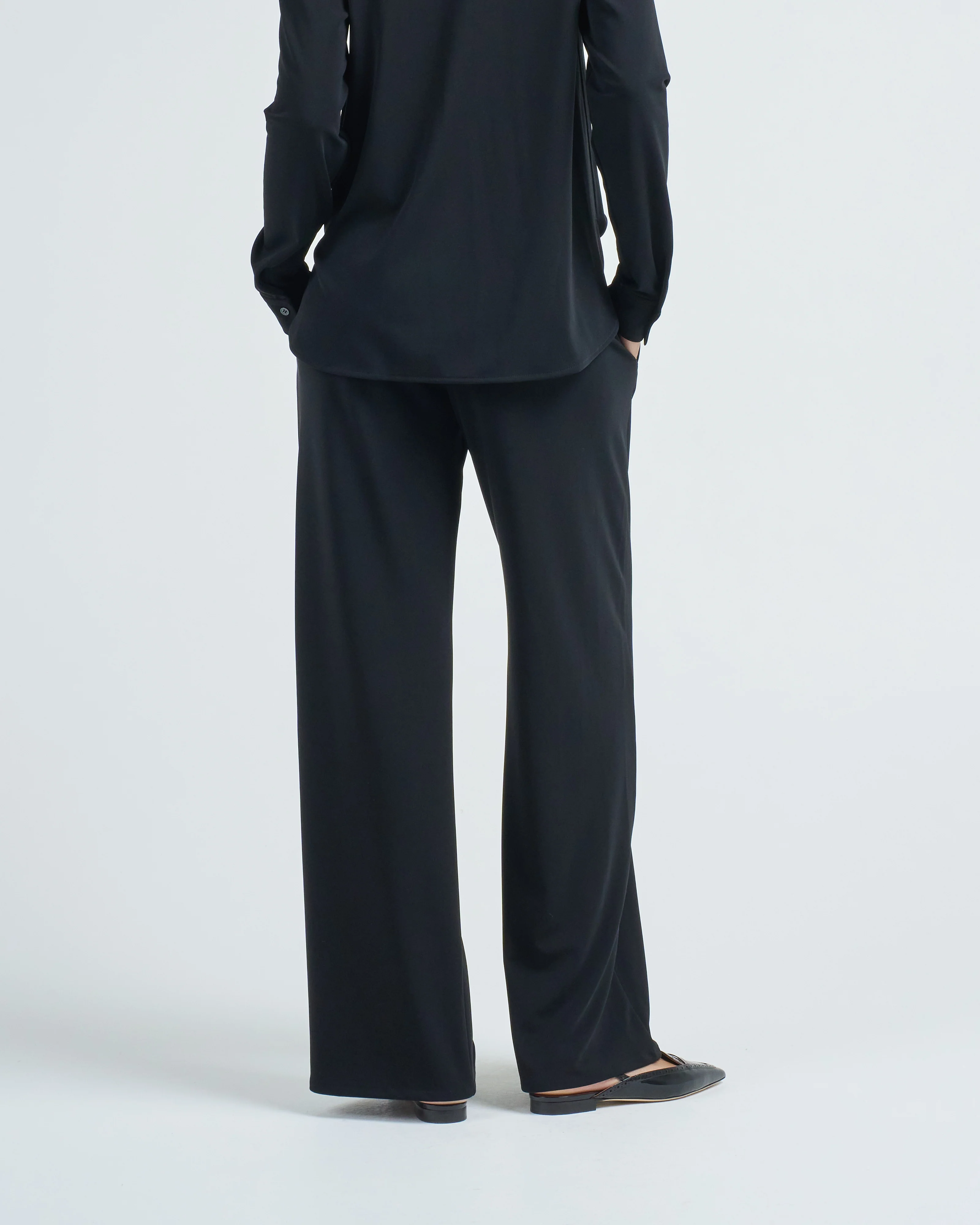 micro jersey flared pant - Image 4