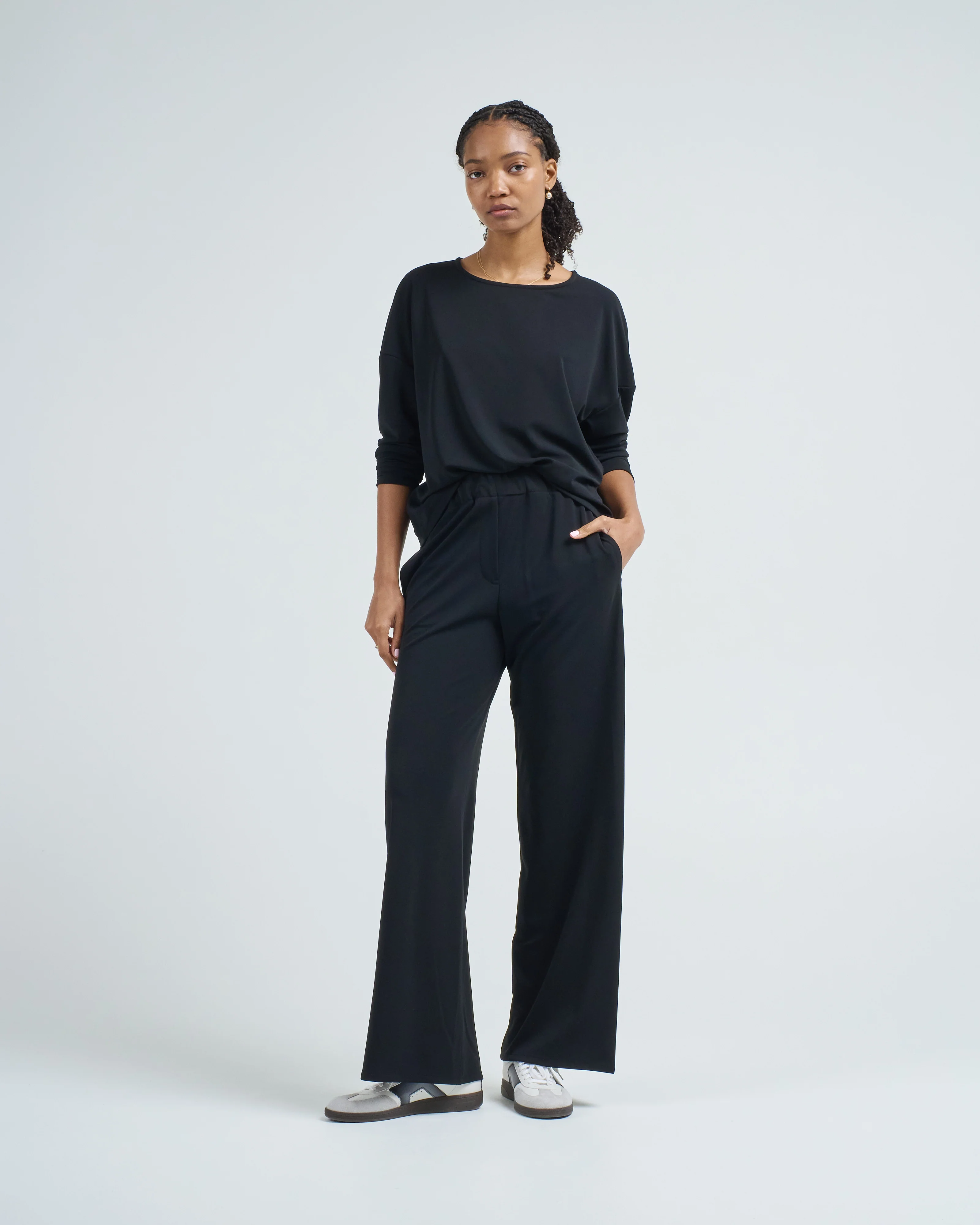 micro jersey pleat sweater - Image 5