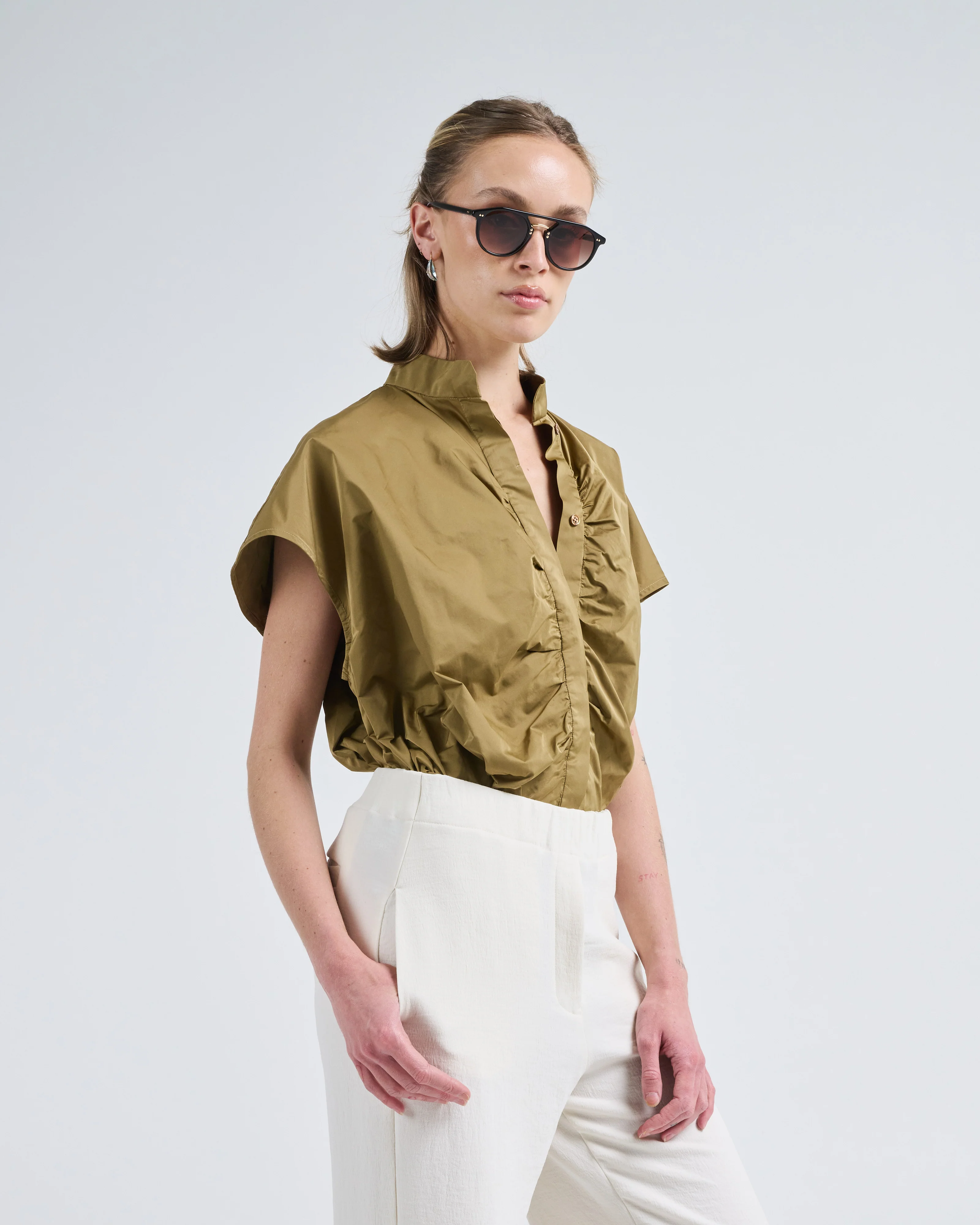 satin ruff cape - Image 5