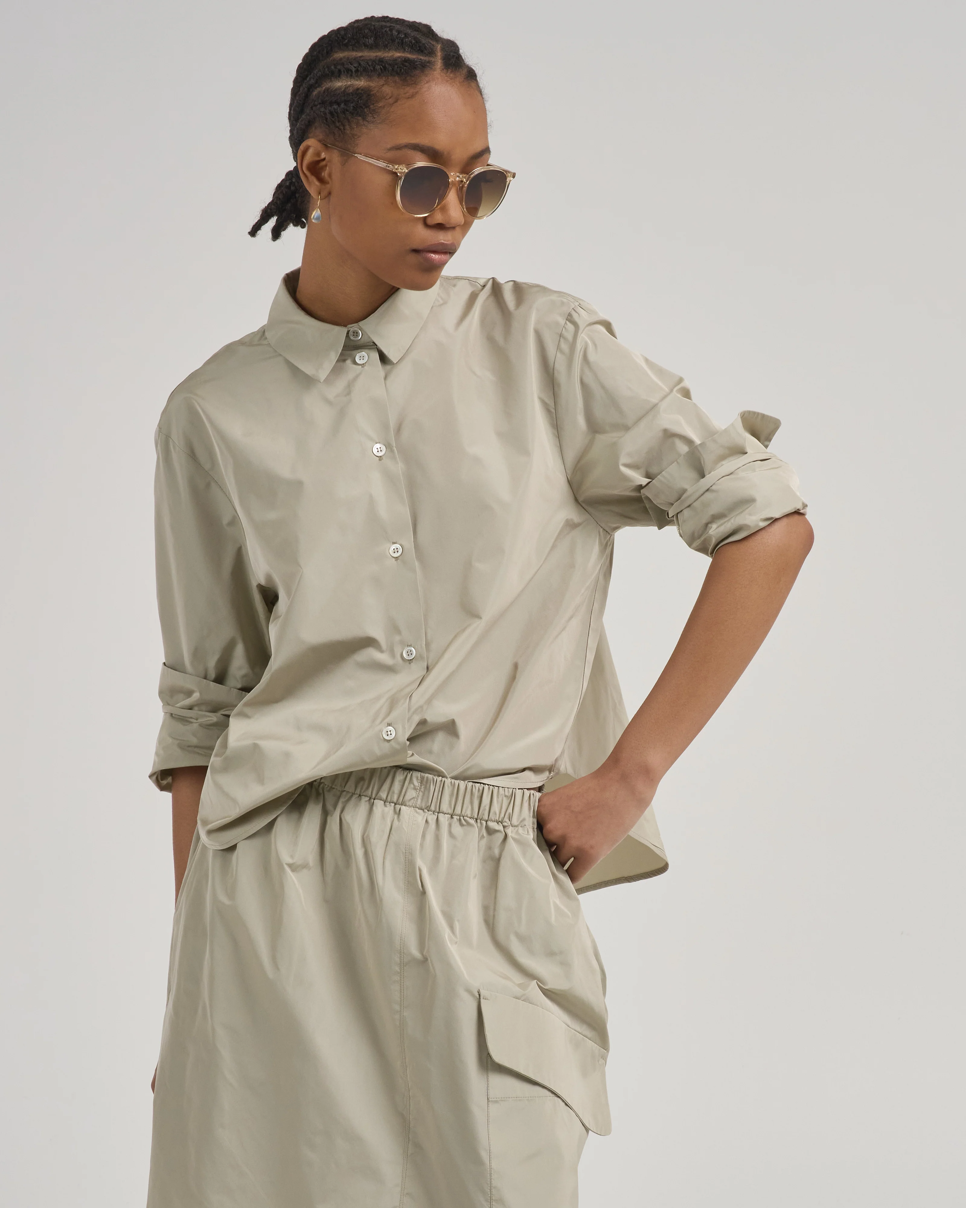 taft midi blouse