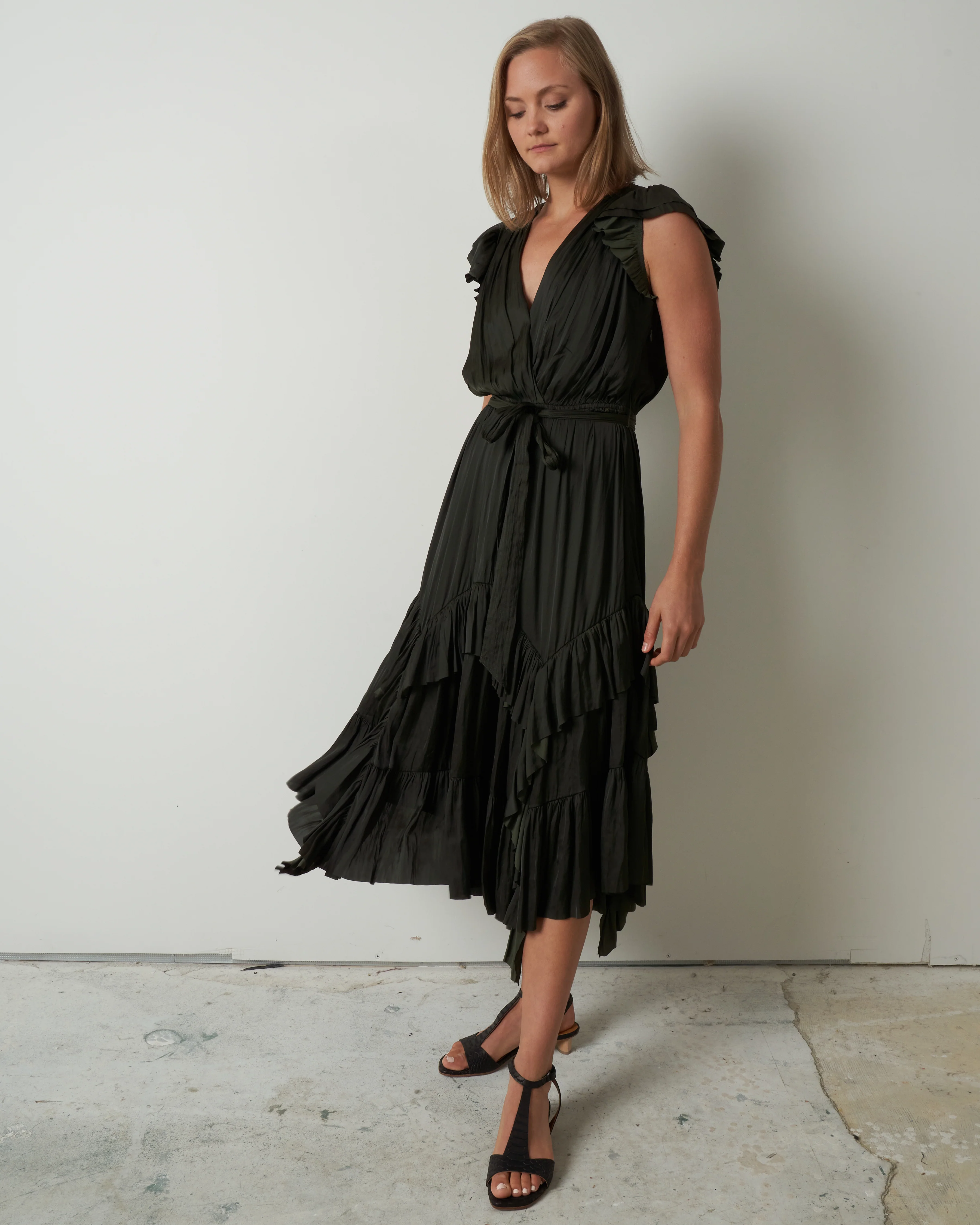 abella dress - forest - Image 2