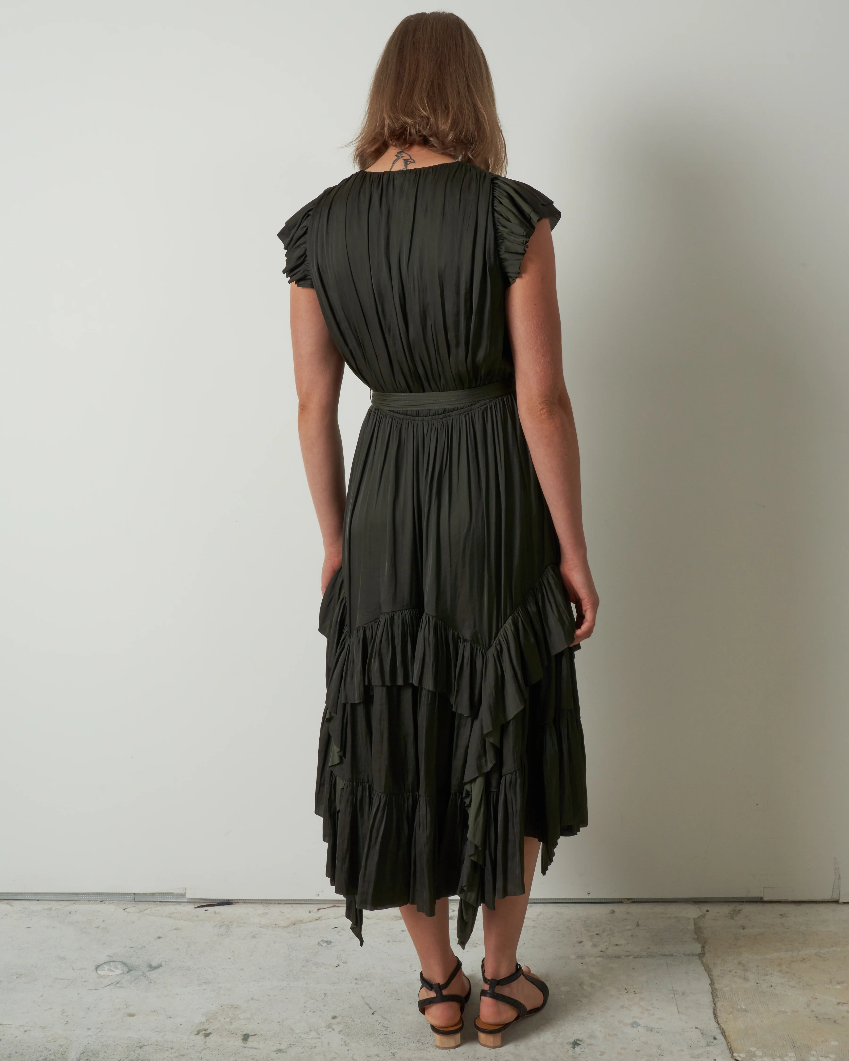 abella dress - forest - Image 3